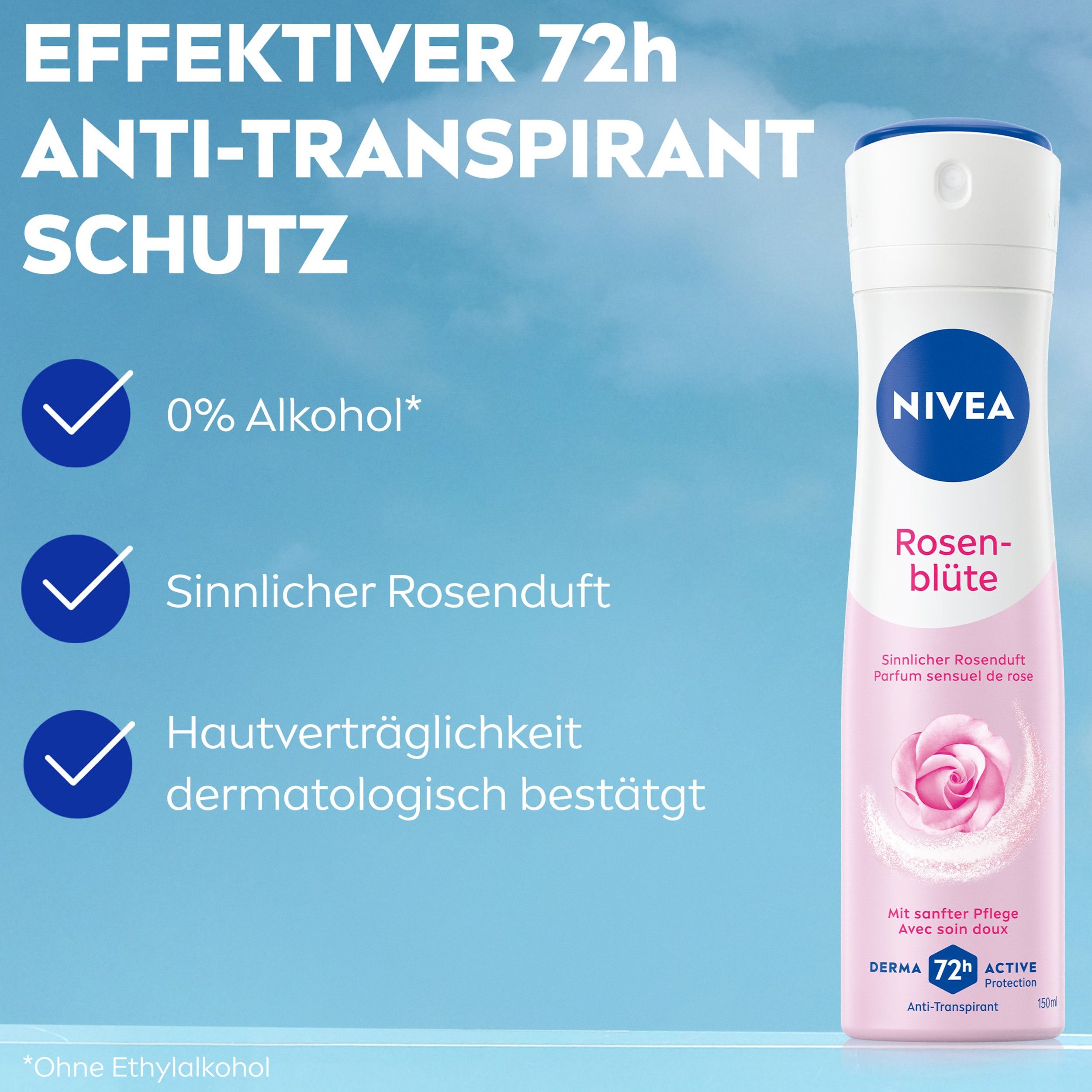 NIVEA Rosenblüte Anti-Transpirant Spray