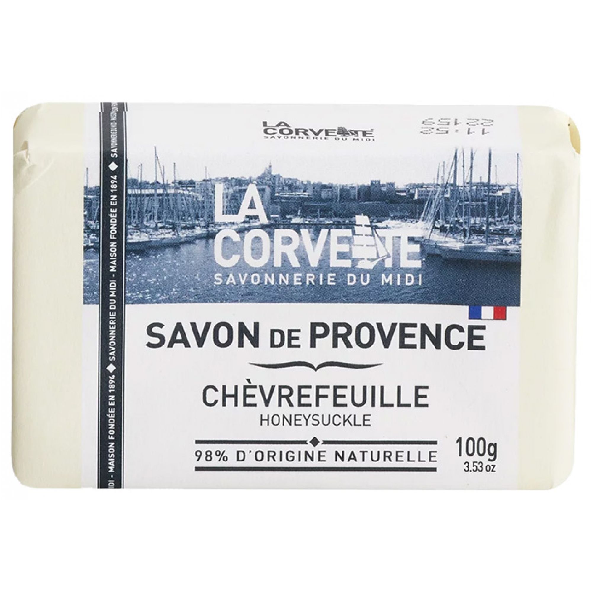 La Corvette Provence Geißblatt Seife 5,5x8x2,5 cm