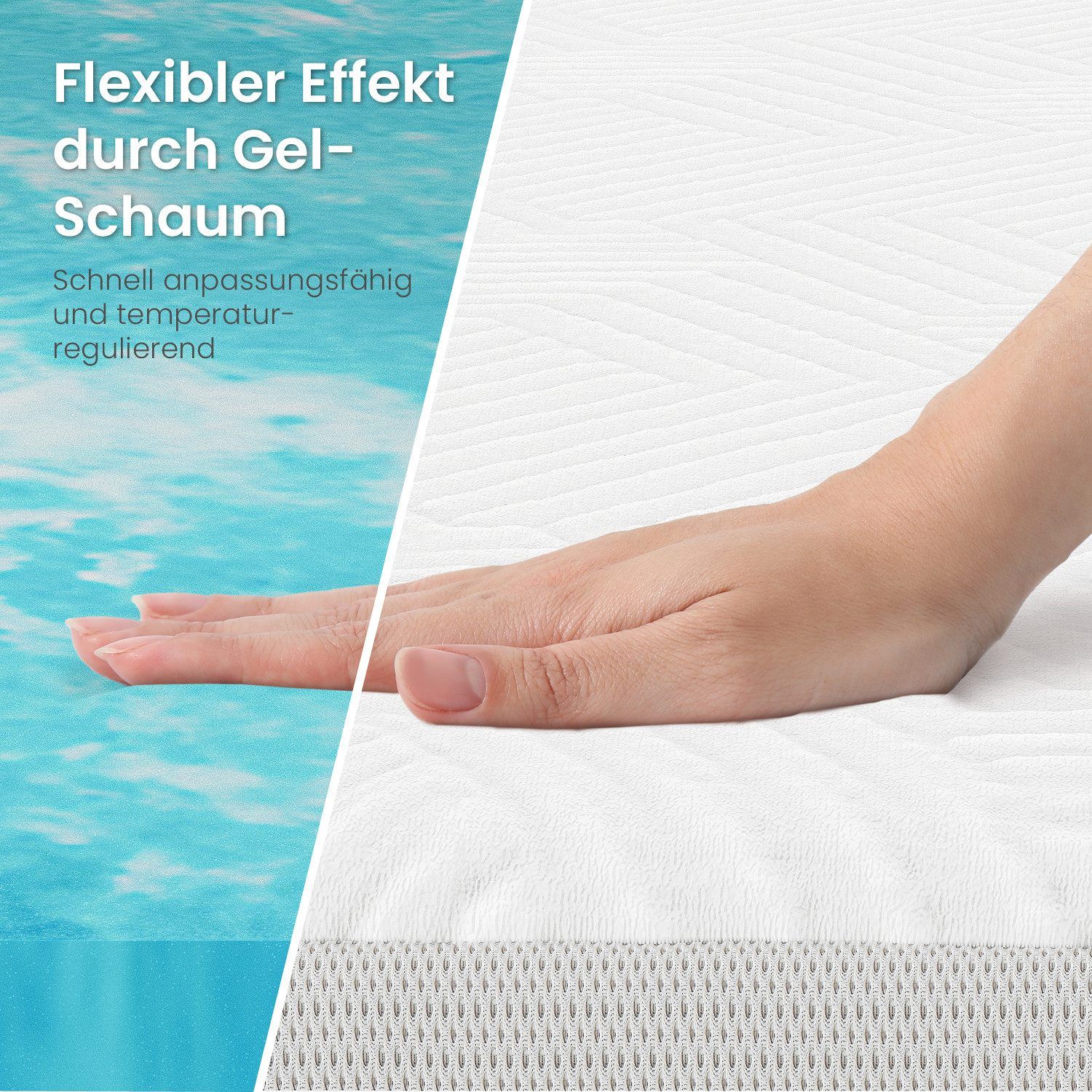 Bestschlaf Gelschaum-Topper 4 cm