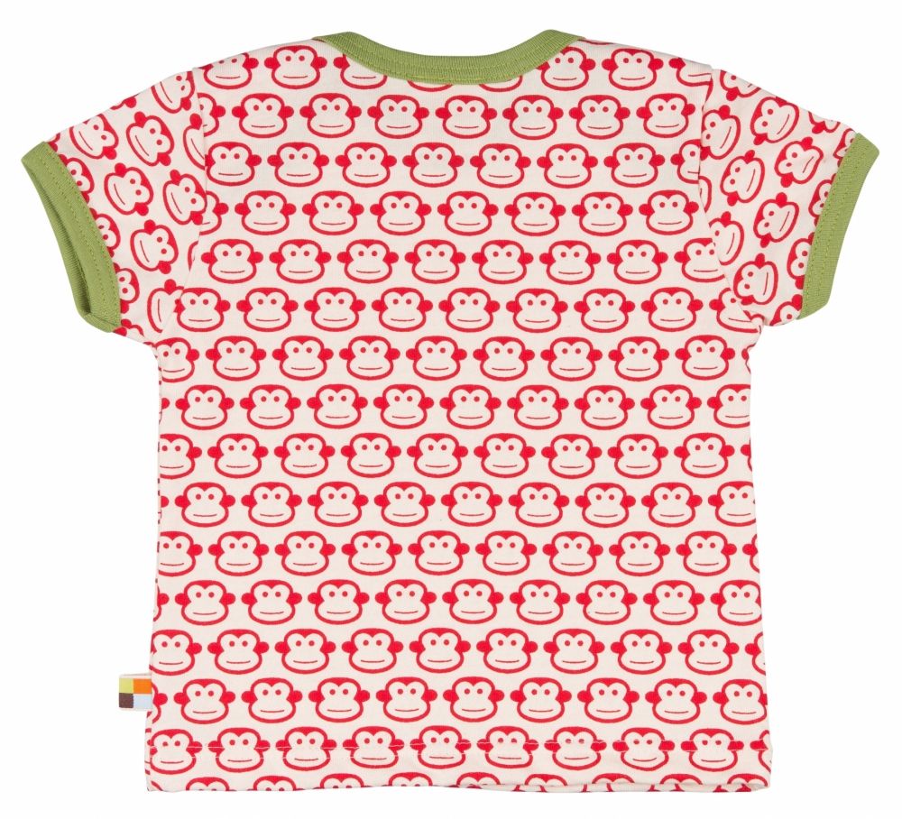 loud + proud T-Shirt Affe, tomate