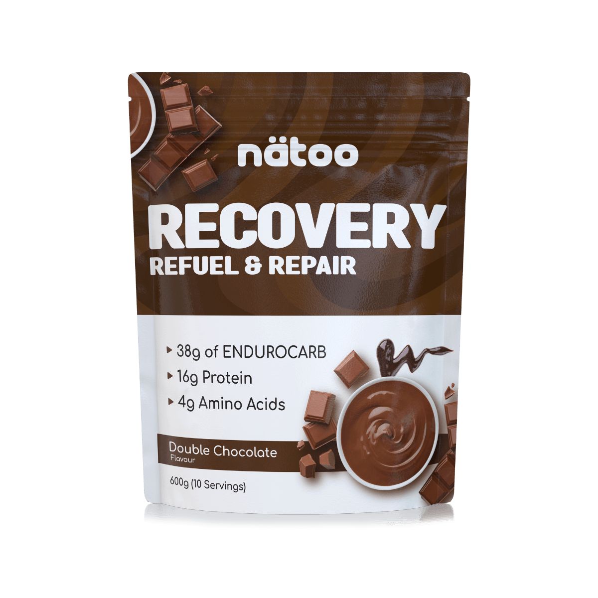 Natoo Recovery Recupero Muscolare gusto Doppio Cioccolato