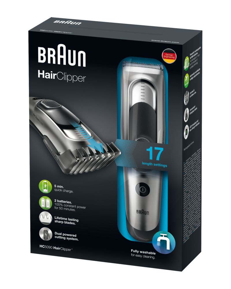 Braun - Haarschneider "HairClipper HC5090" in Schwarz