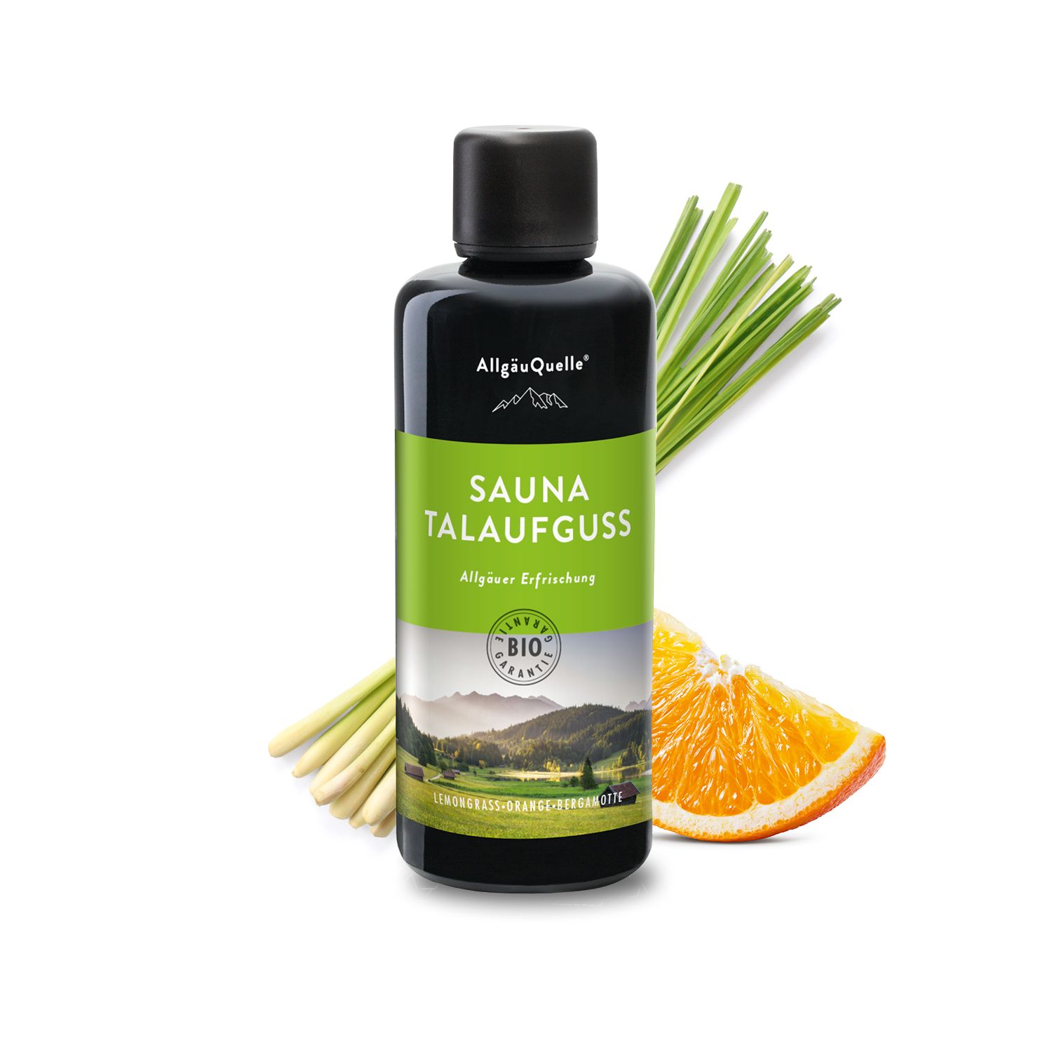 Allgäuquelle Bio Sauna Aufgussmittel Talaufguss Saunaduft Lemongrass