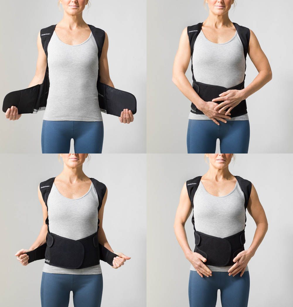 SWEDISH POSTURE Flexi Haltungsweste Stütze M