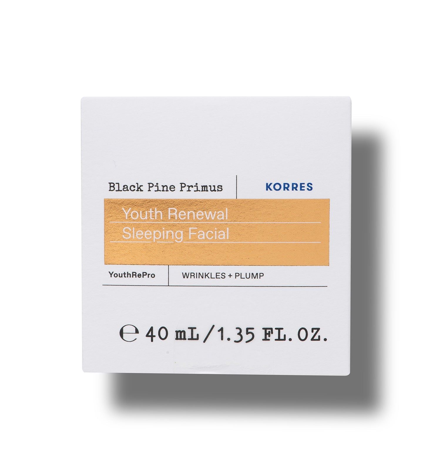 KORRES Black Pine Primus Erneuernde Nachtcreme gegen Falten