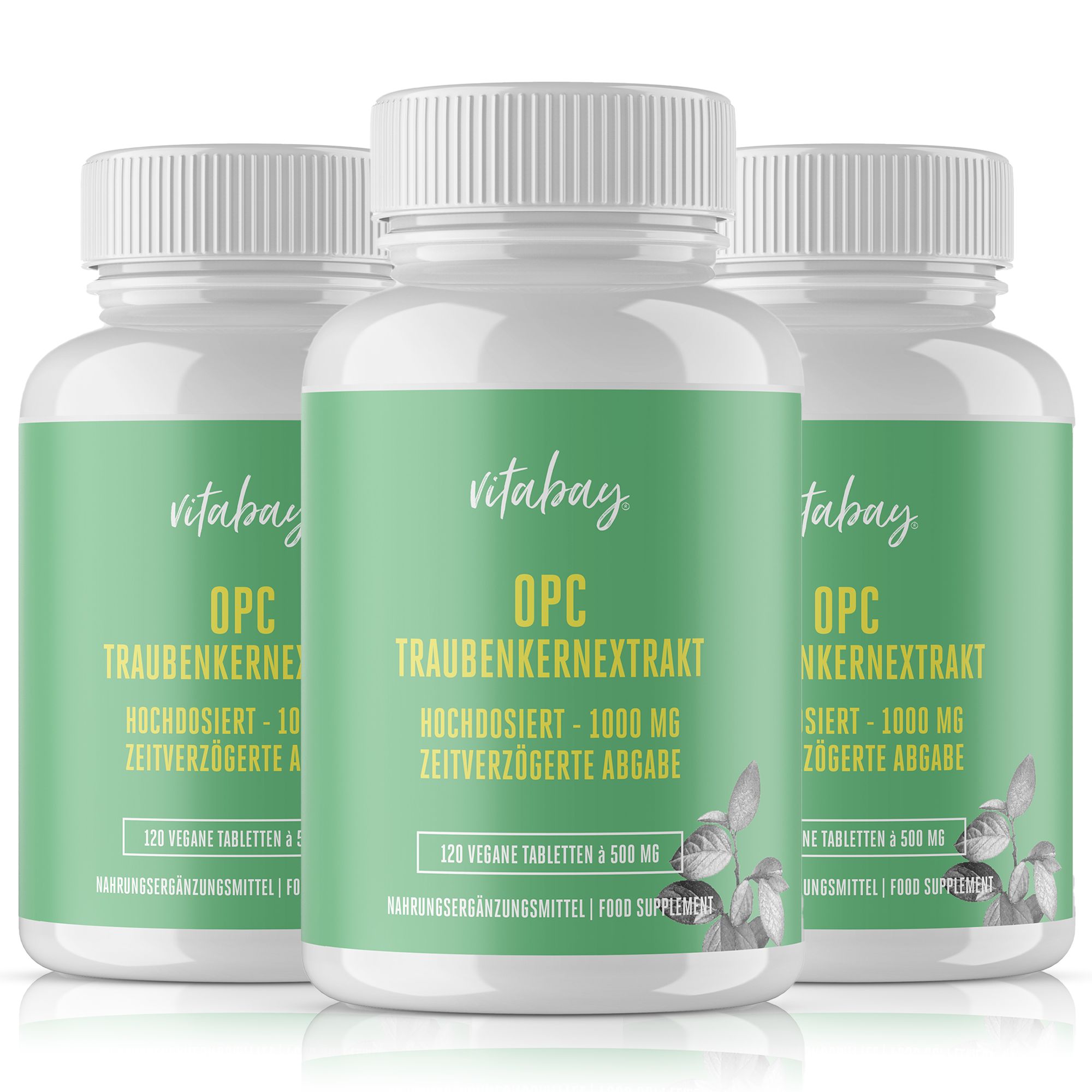 Vitabay OPC Traubenkernextrakt 1000 mg hochdosiert