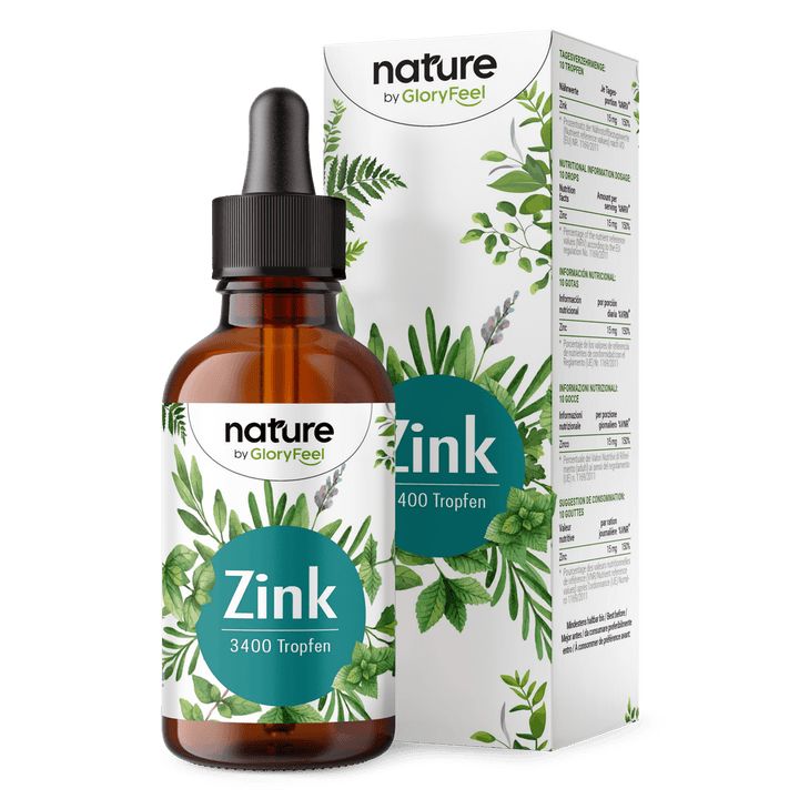 gloryfeel® Zink Tropfen Nature 15 mg 100 ml