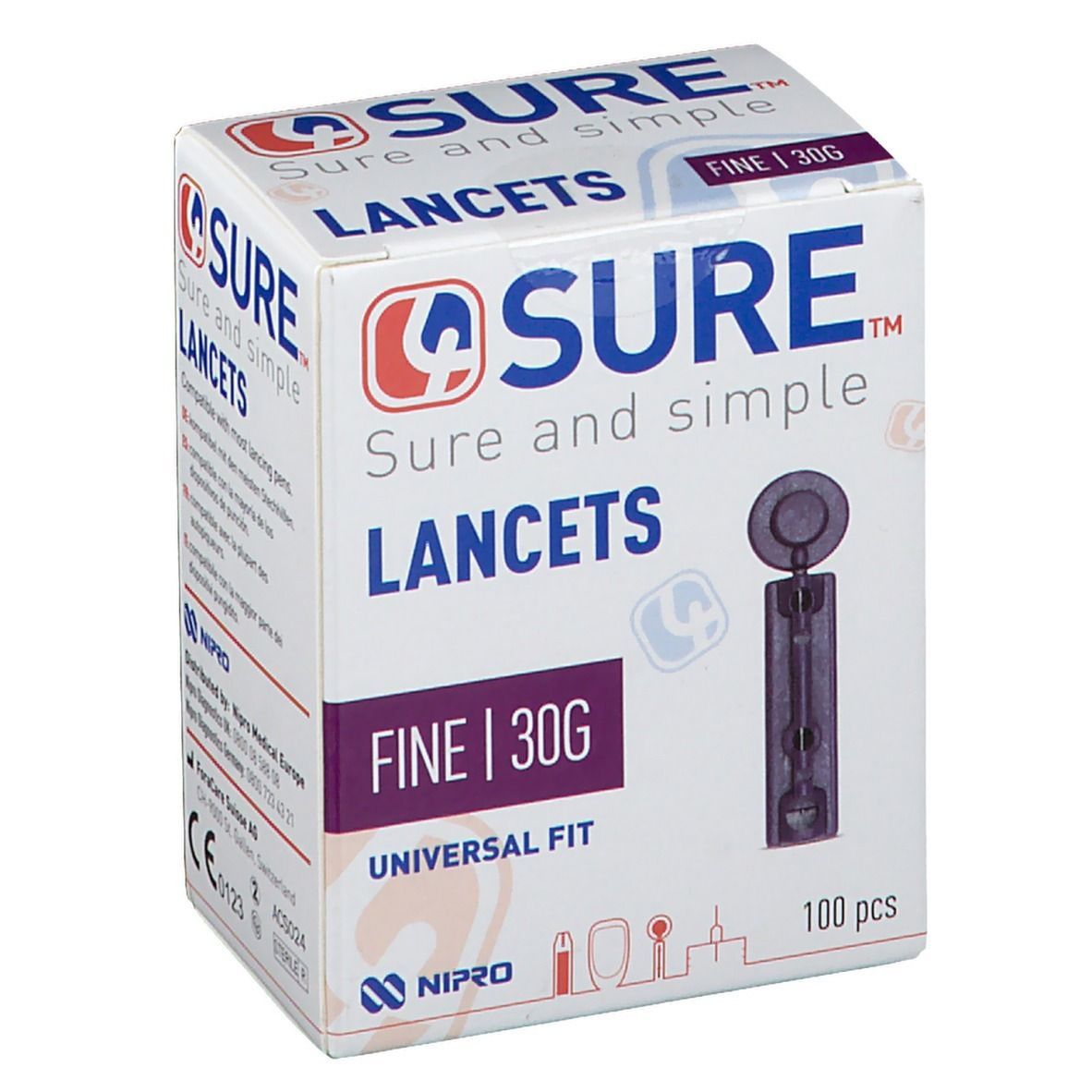 4SURE Lancets fine 30G