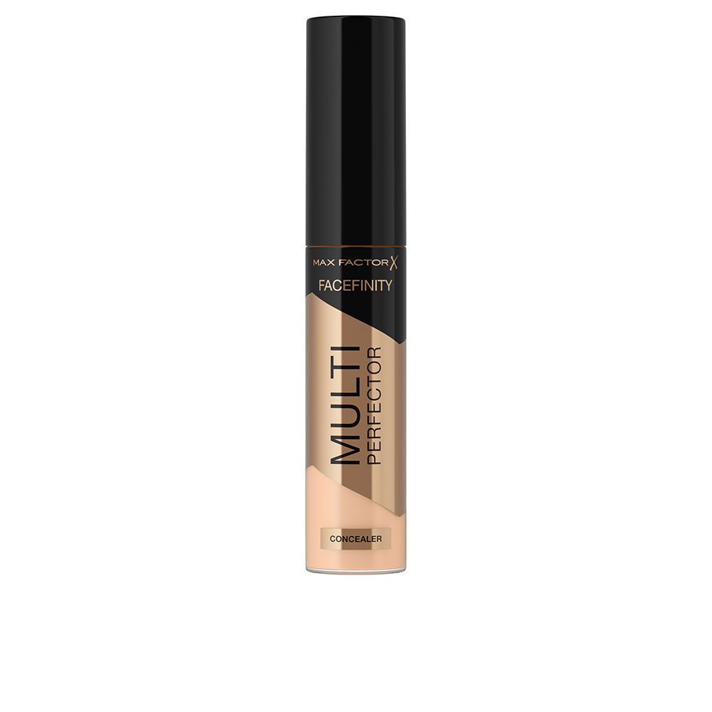 Abdeckstift mit schwarzem Deckel. Aufschrift: MAX FACTOR FACEFINITY MULTI PERFECTOR CONCEALER.