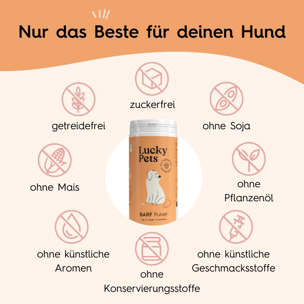 Barf Pulver für Hunde