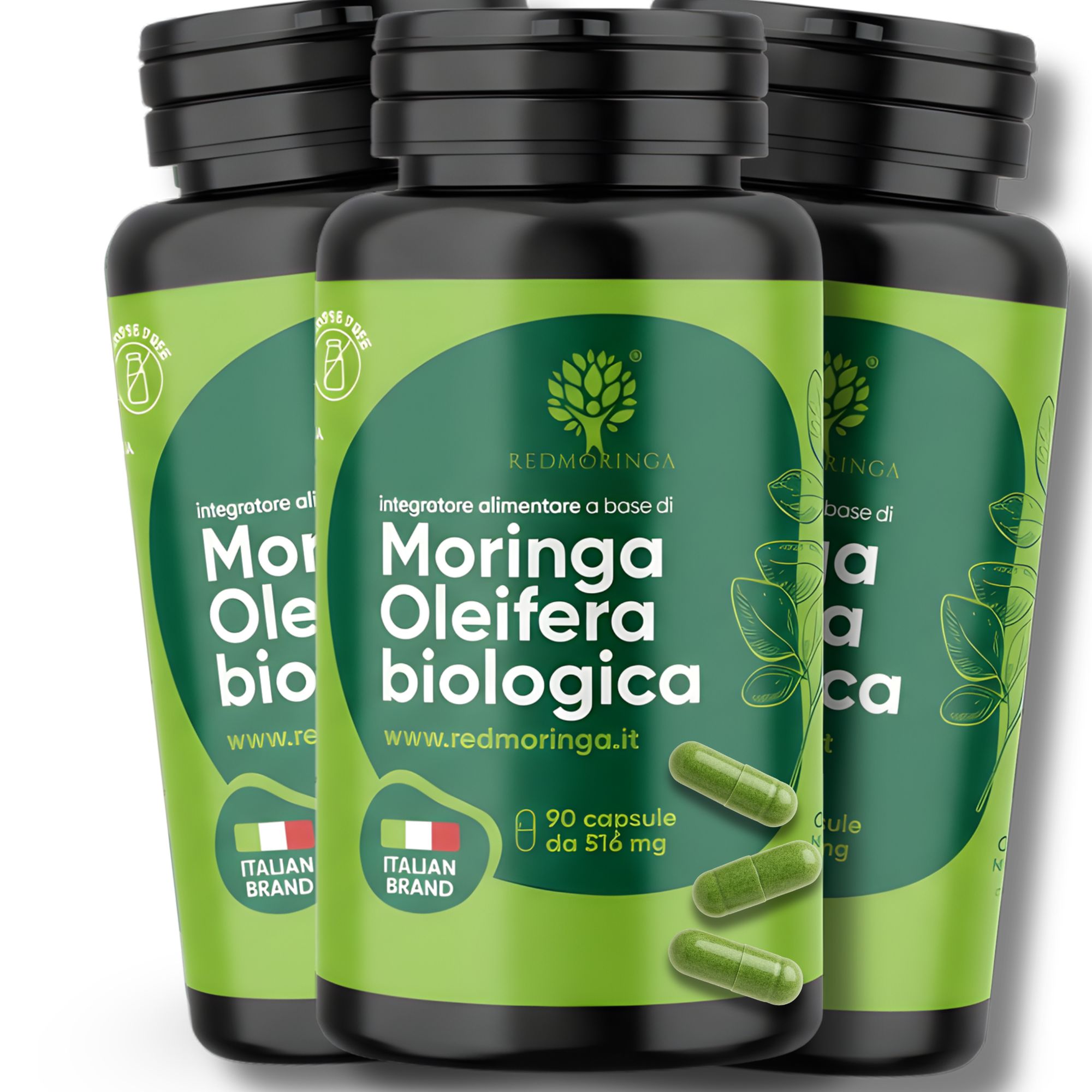 RedMoringa BIO Moringa Oleifera 270 Kapseln 3 St