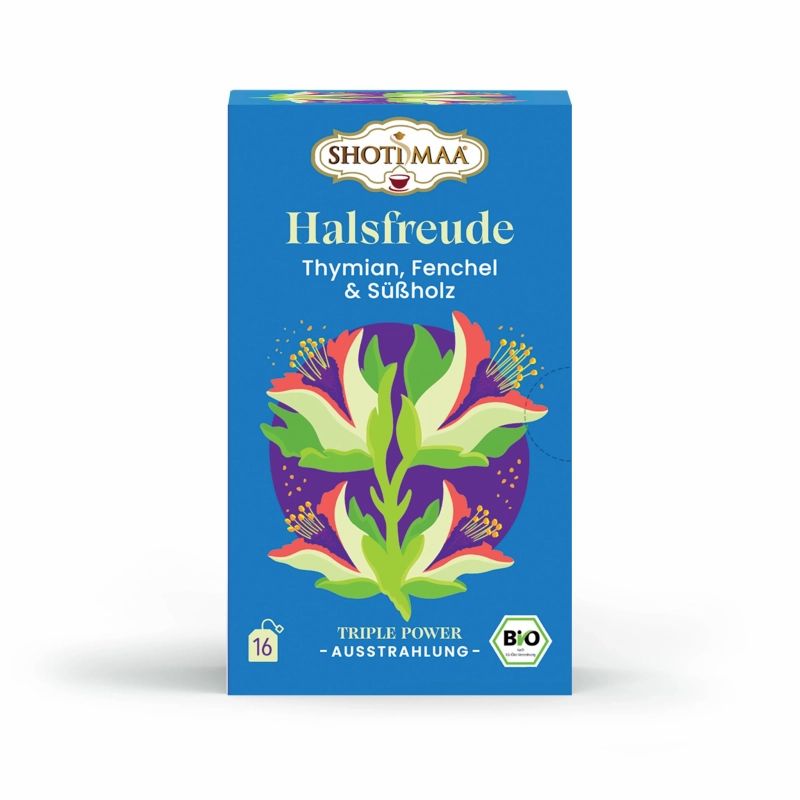 Shoti Maa - Bio Halsfreude Tee | Thymian, Fenchel & Süßholz 32 g
