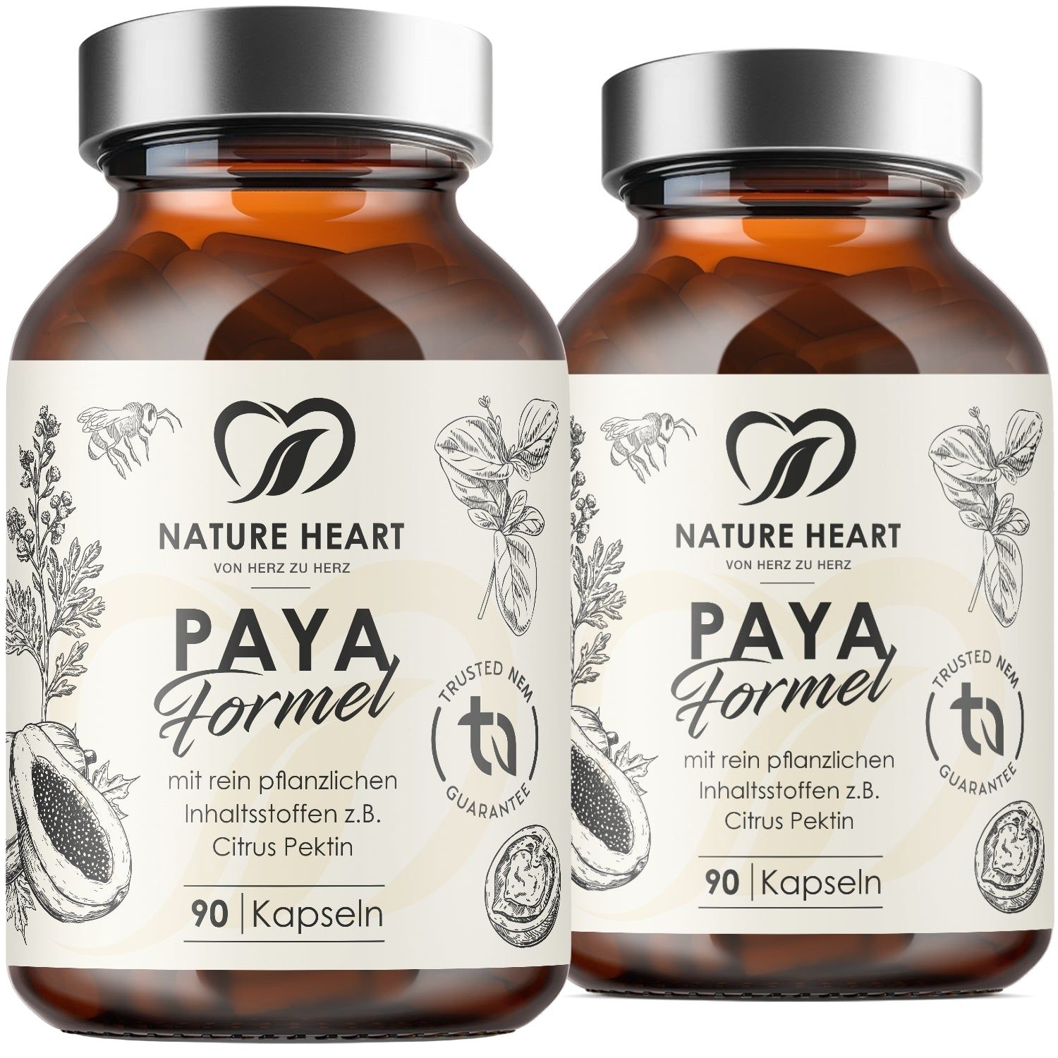 Nature Heart Paya Formel | limitiert 2x90 St Kapseln
