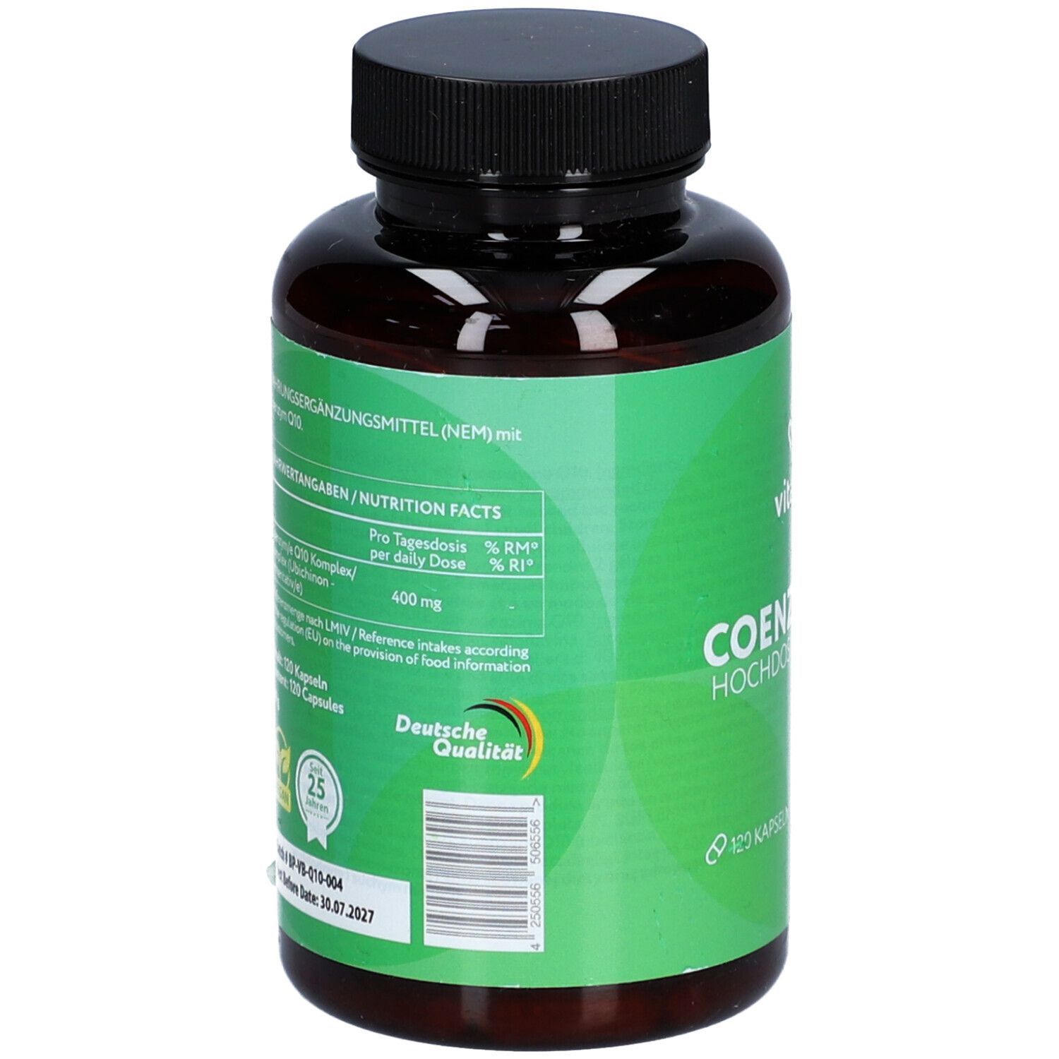 Coenzym Q10 Ubichinon Komplex 200 mg vegan Kapseln 120 St