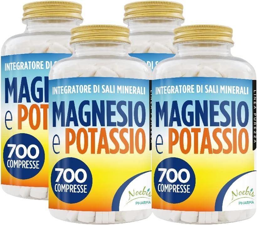 Noebis Pharma Magnesio e Potassio – Citrati – 700 Compresse
