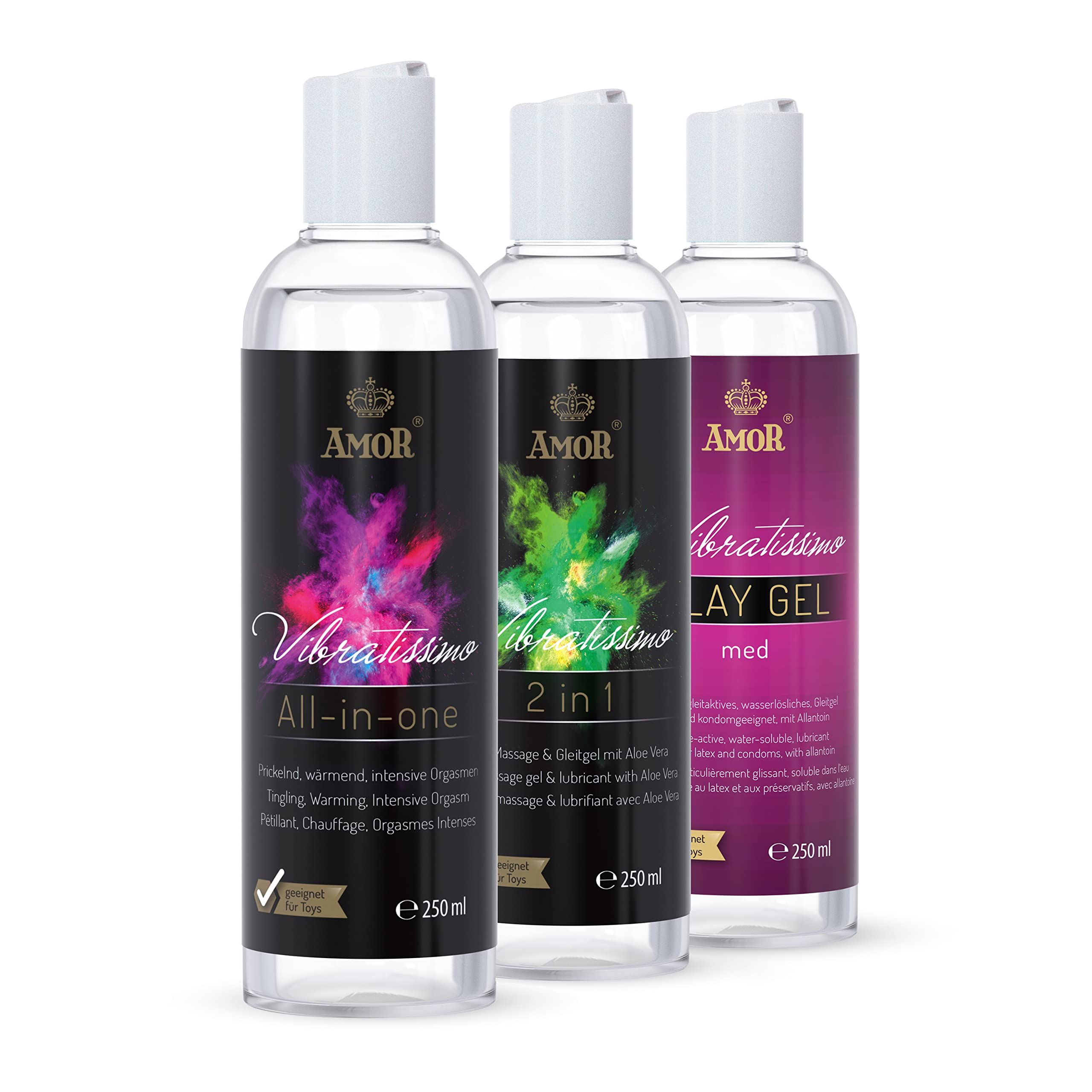 Vibratissimo Play Gel Set 750 ml Gleitmittel