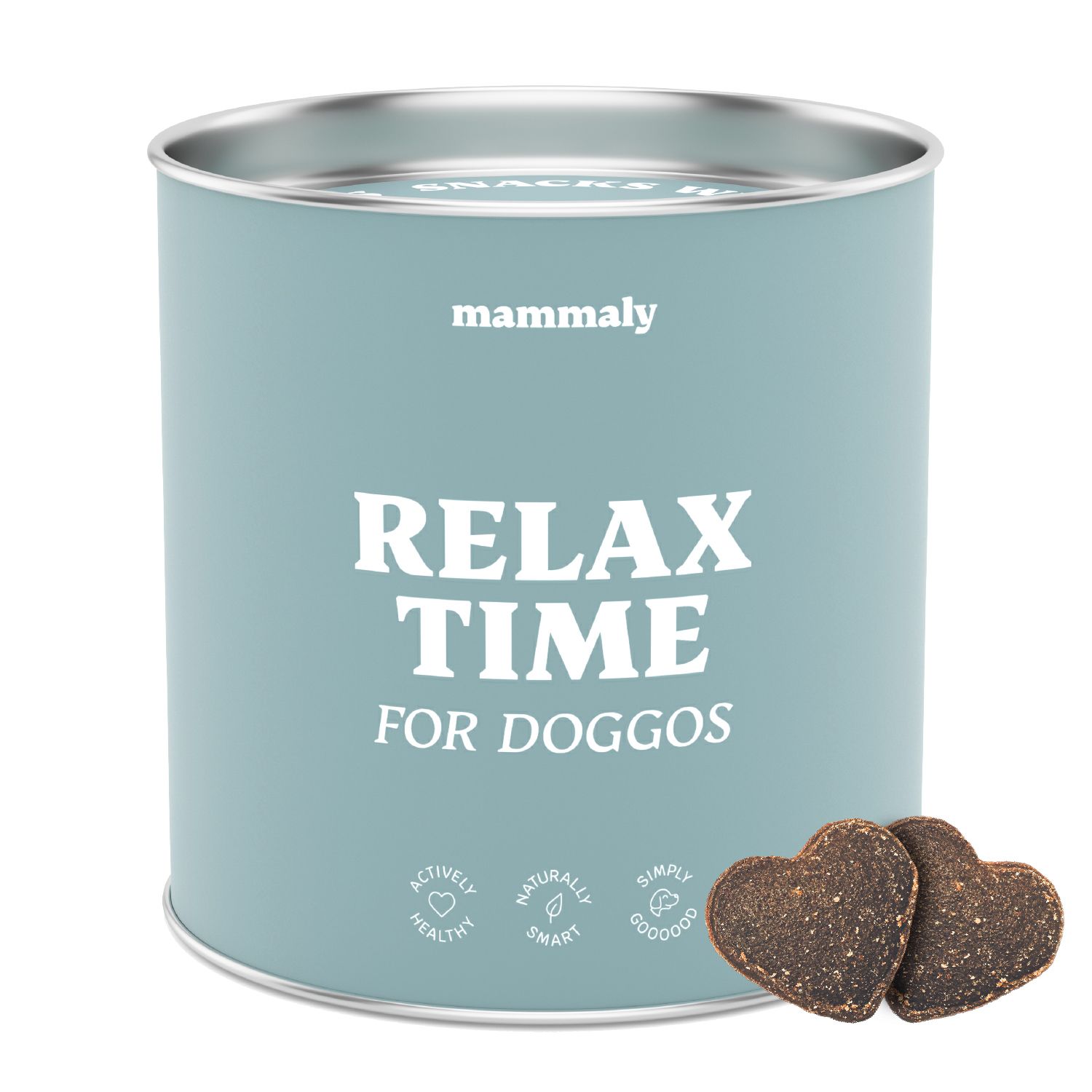 mammaly Relax Time Beruhigungsmittel für Hunde, Anti Stress Snack für Hunde mit Baldrian