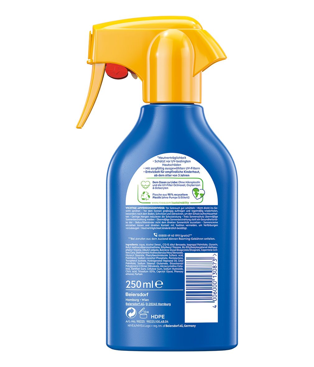 NIVEA SUN Kids Schutz & Pflege Sonnenspray LSF 50+