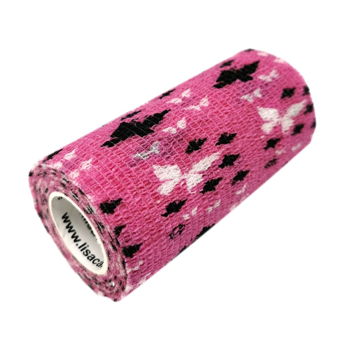 LisaCare kohäsive Bandage - Schmetterlinge Rosa - 10cm x 4,5m