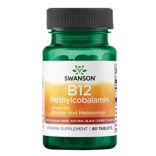 Swanson Vitamin B-12 Methylcobalamin 2500 mcg 60 Pc