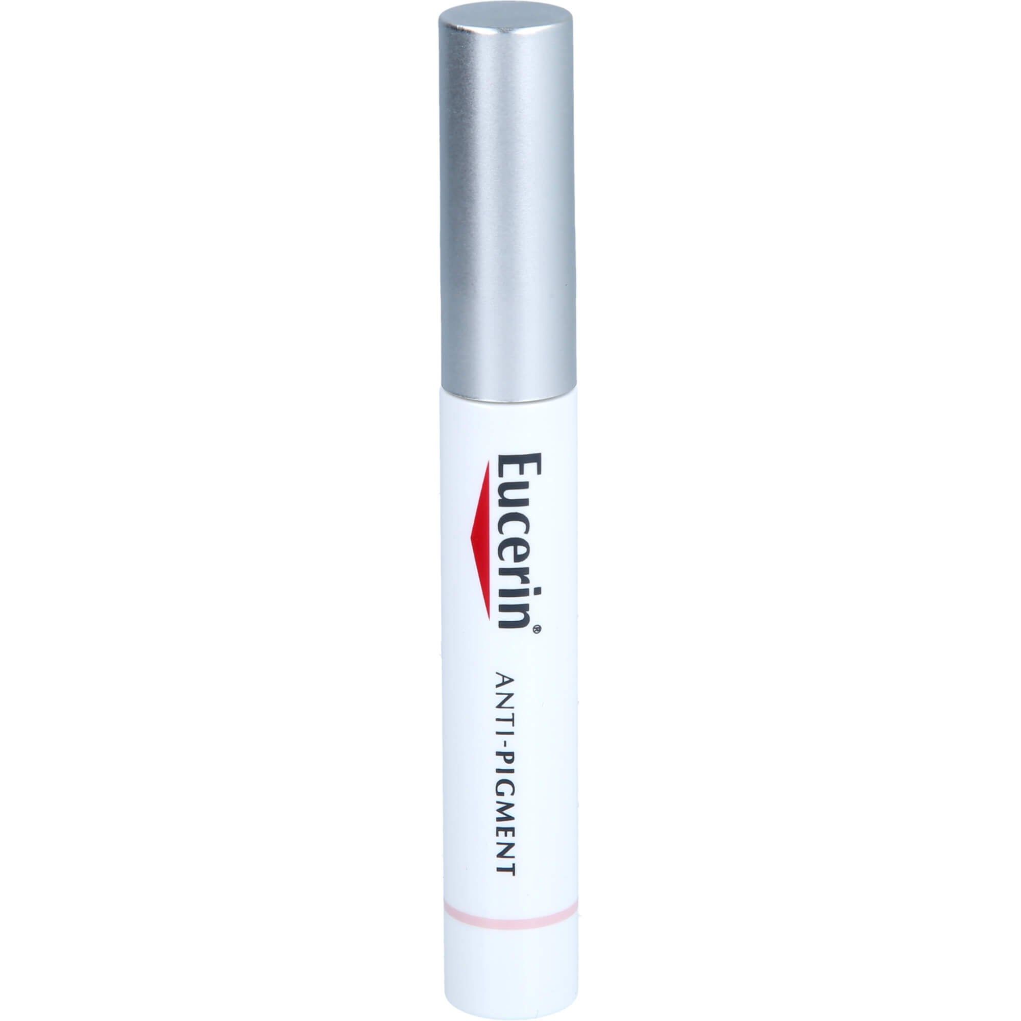 Eucerin Anti-Pigment Korrekturstift. Text: Anti-Pigment.