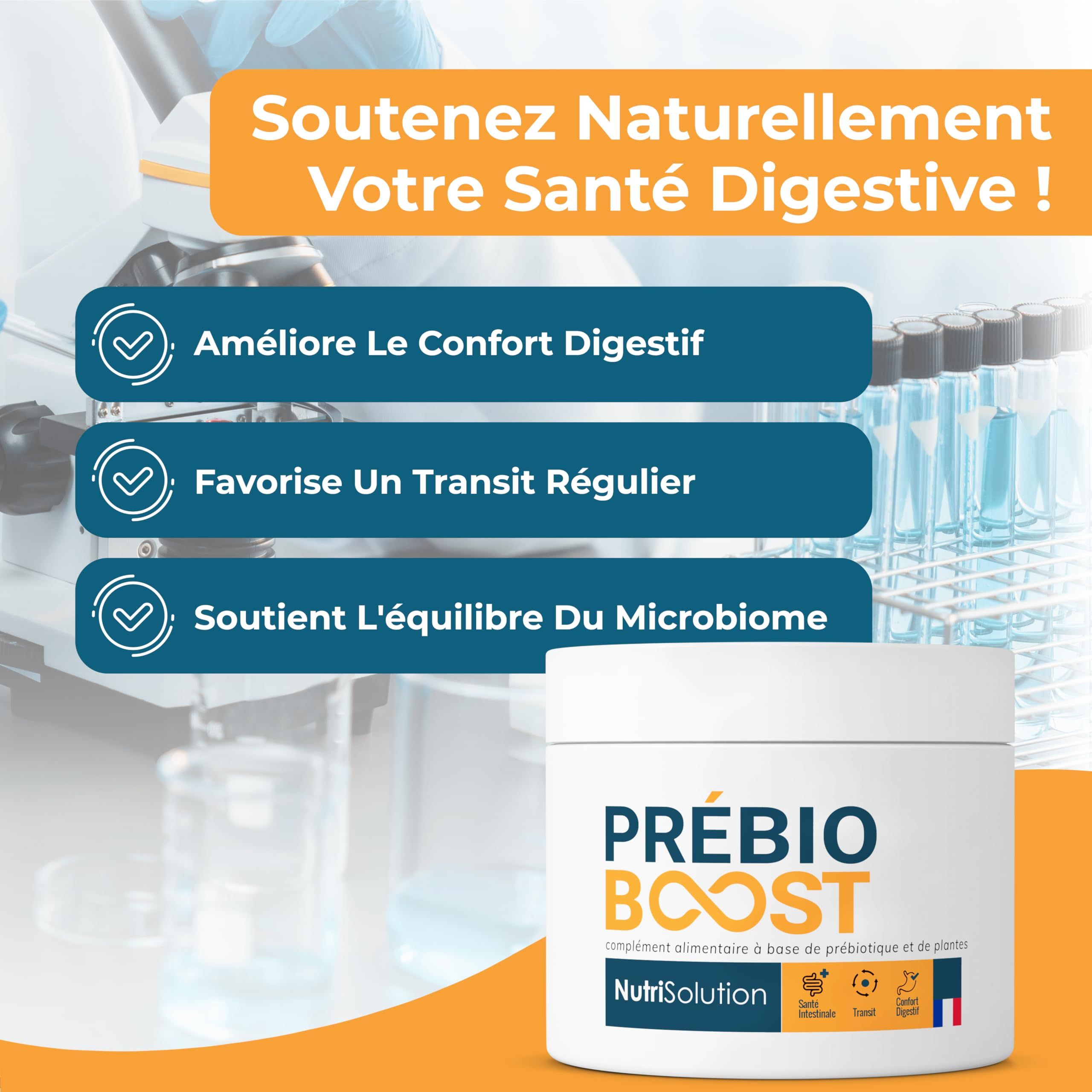 NutriSolution Prebio Boost Dose. Unterstützt Verdauung, Darmflora, Mikrobiom.