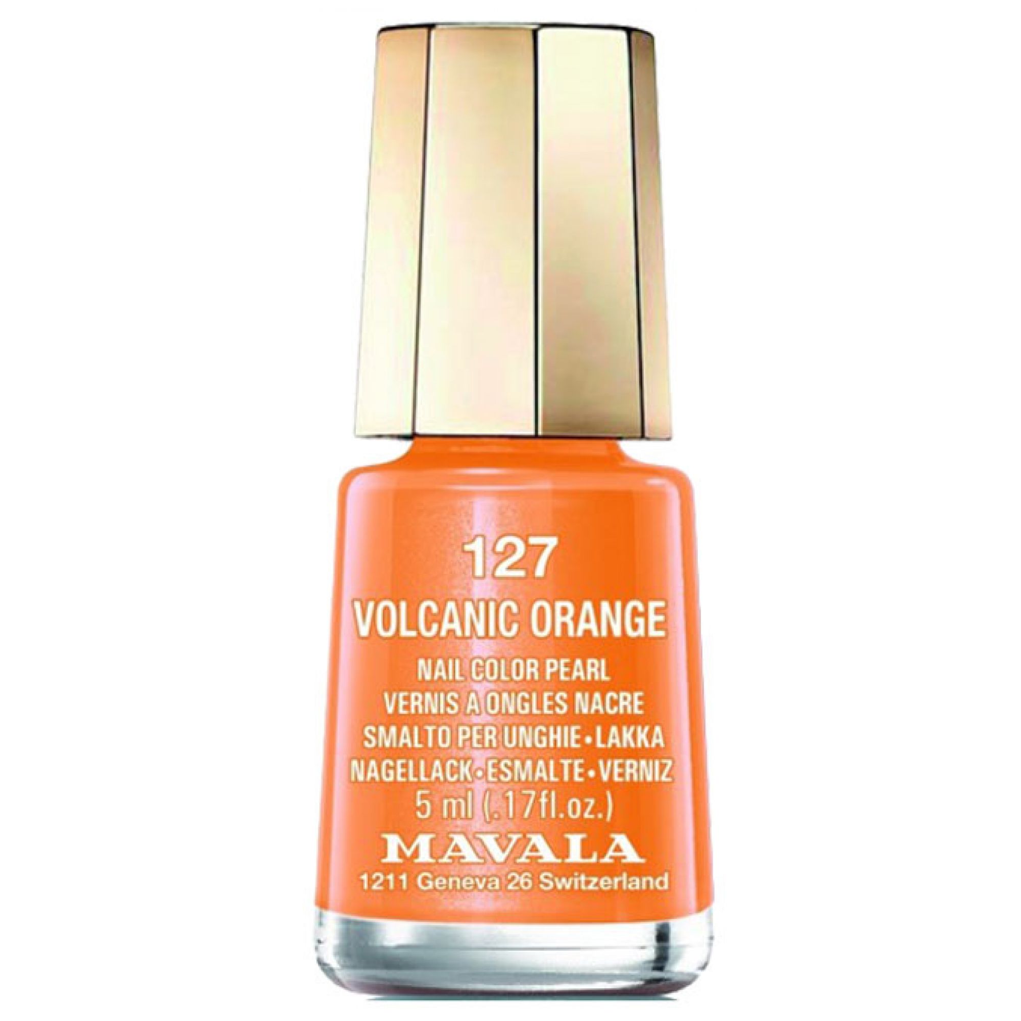 Mavala Mini Color Nagellack Perlmutt (Farbe : Orange) 5,5x2,3x2,3 cm