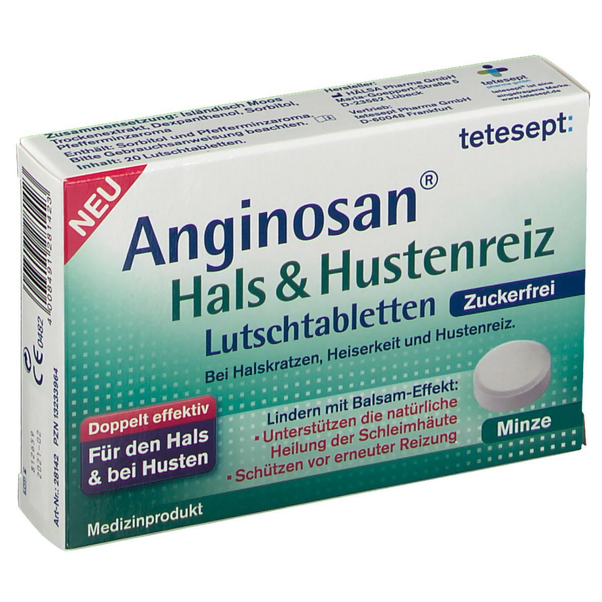 tetesept® Anginosan Hals & Hustenreiz