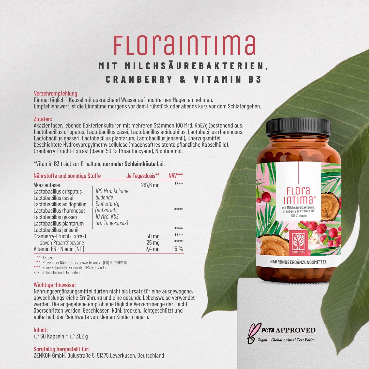 Intim-Komfort-Paket: FLORAINTIMA, BEERENBLASE-STICKS - NATURTREU®