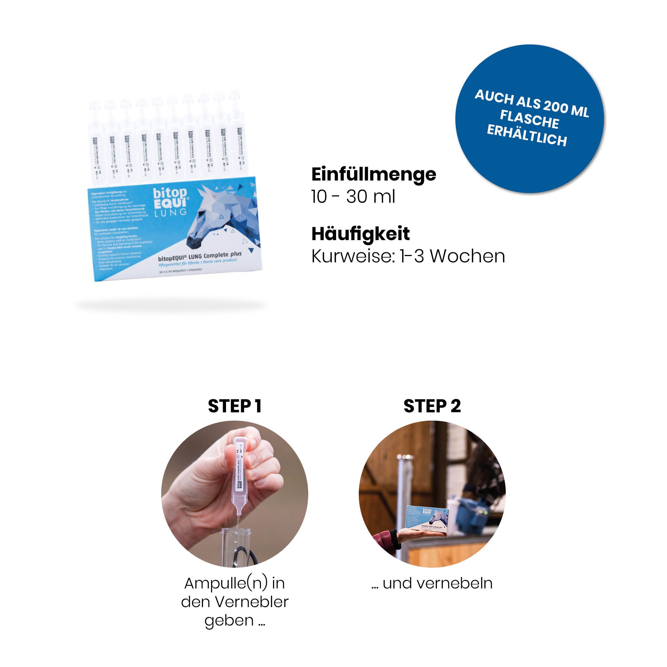 bitopEQUI® LUNG Complete plus (30 x 5ml)