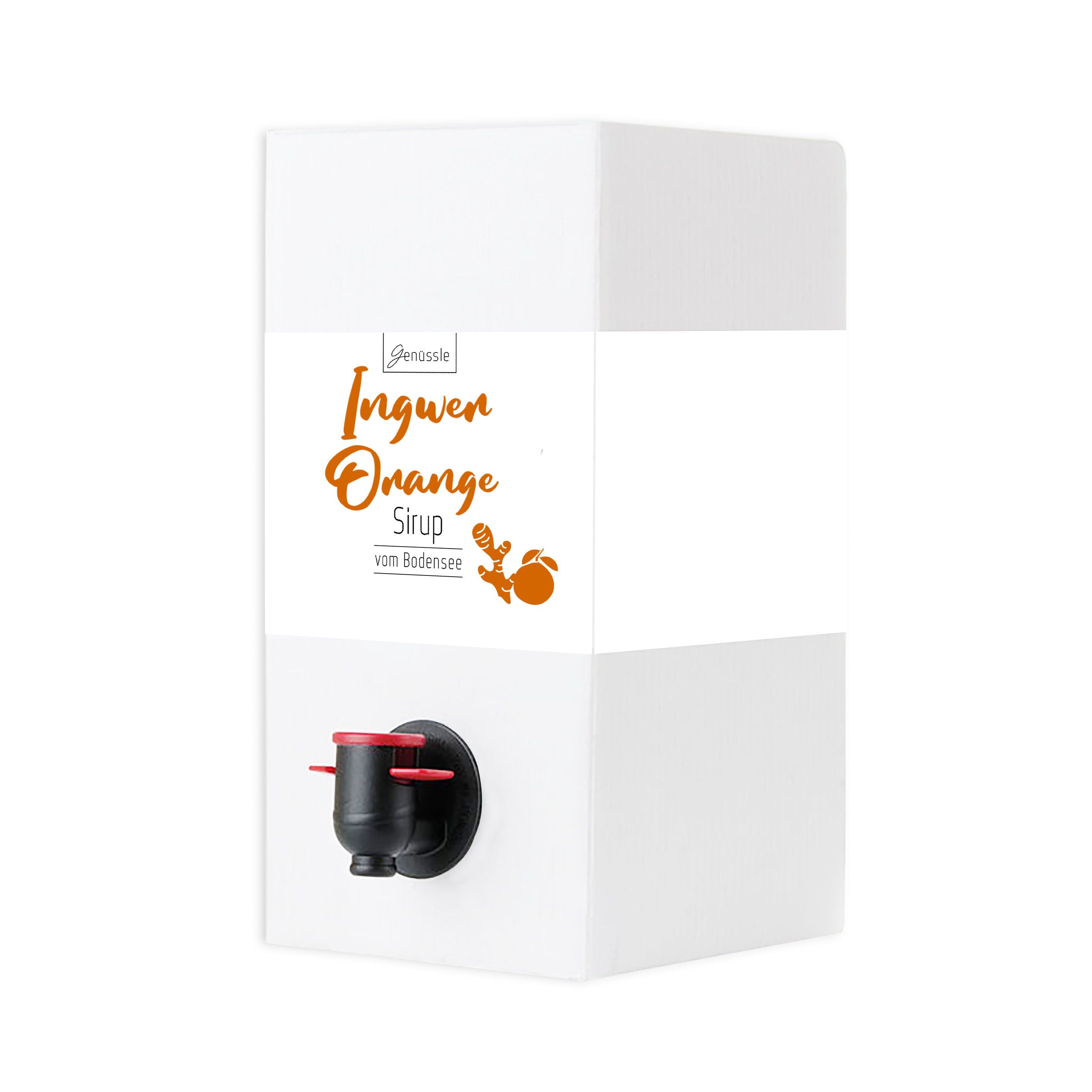 Genüssle Ingwer-Orangen Sirup 3000 ml