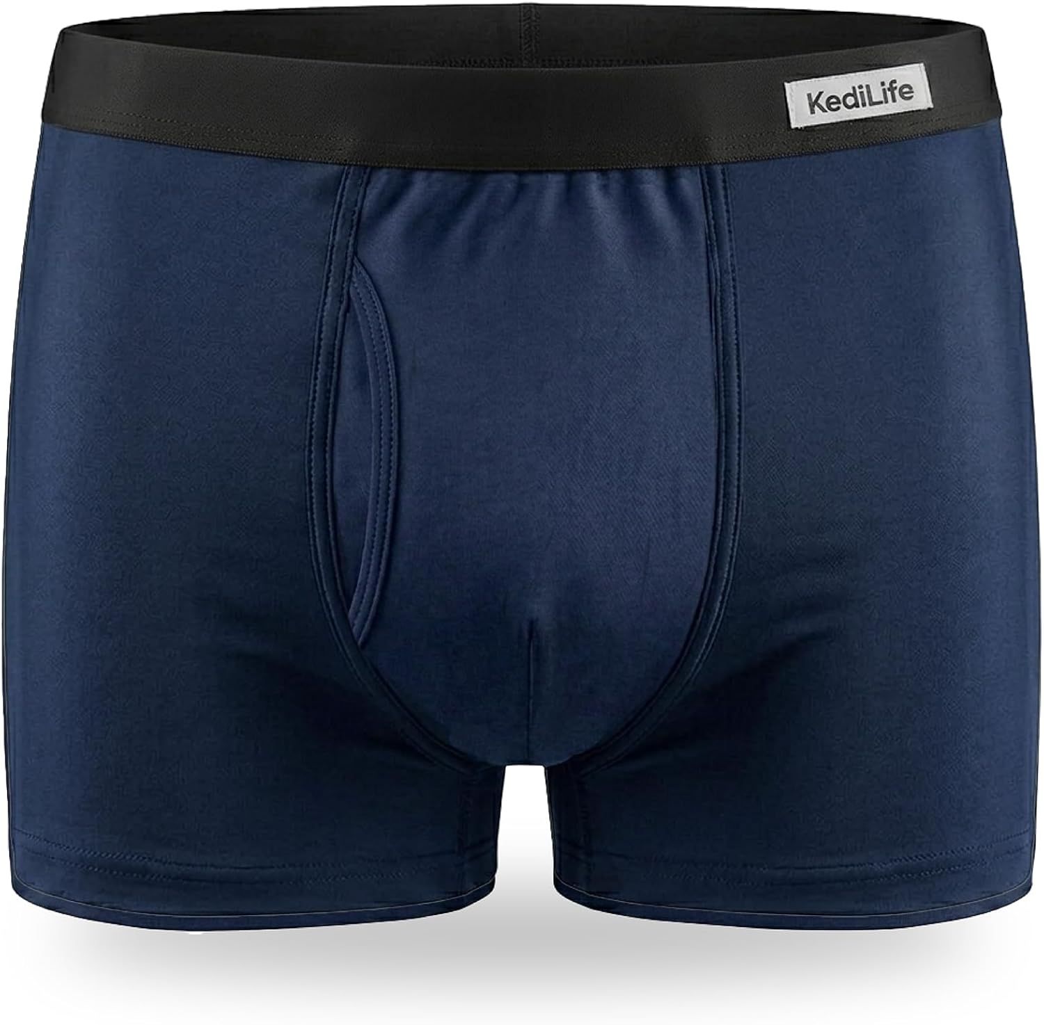 KediLife Inkontinenzunterhose für Herren, Boxershorts Blau 1 St
