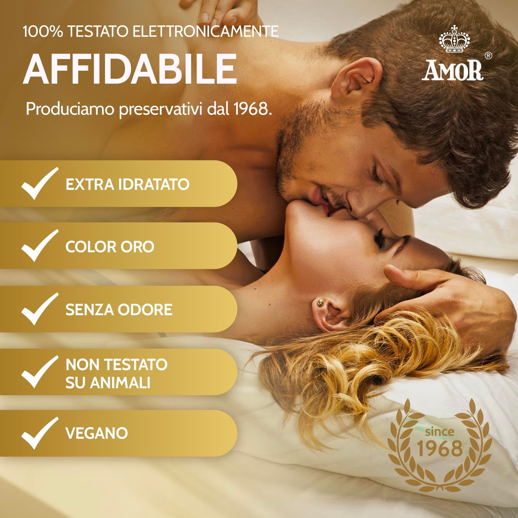 AMOR Gold Kondome 53mm