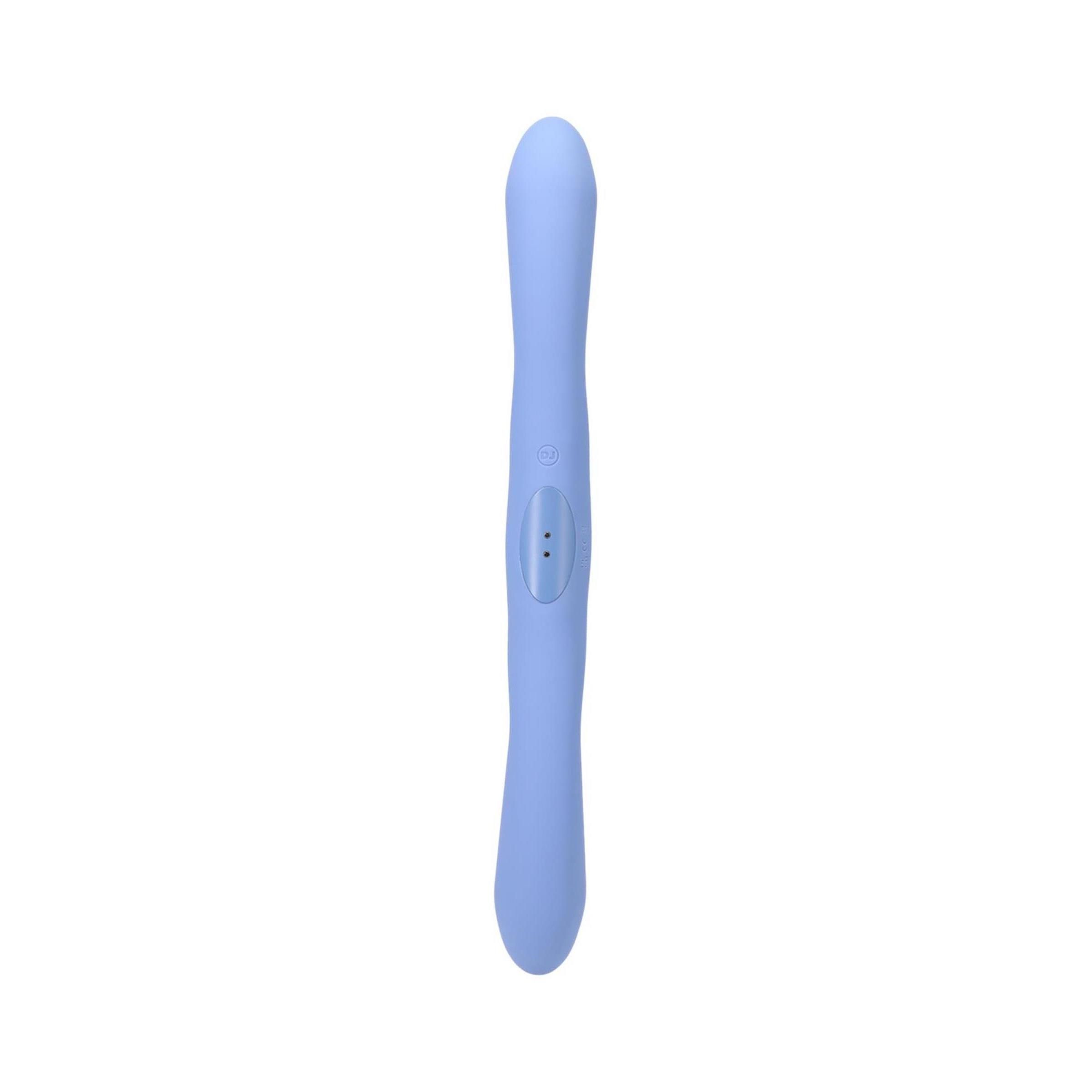 Doc Johnson - Duet - Double Ended Vibrator with Wireless Remote - Periwinkle