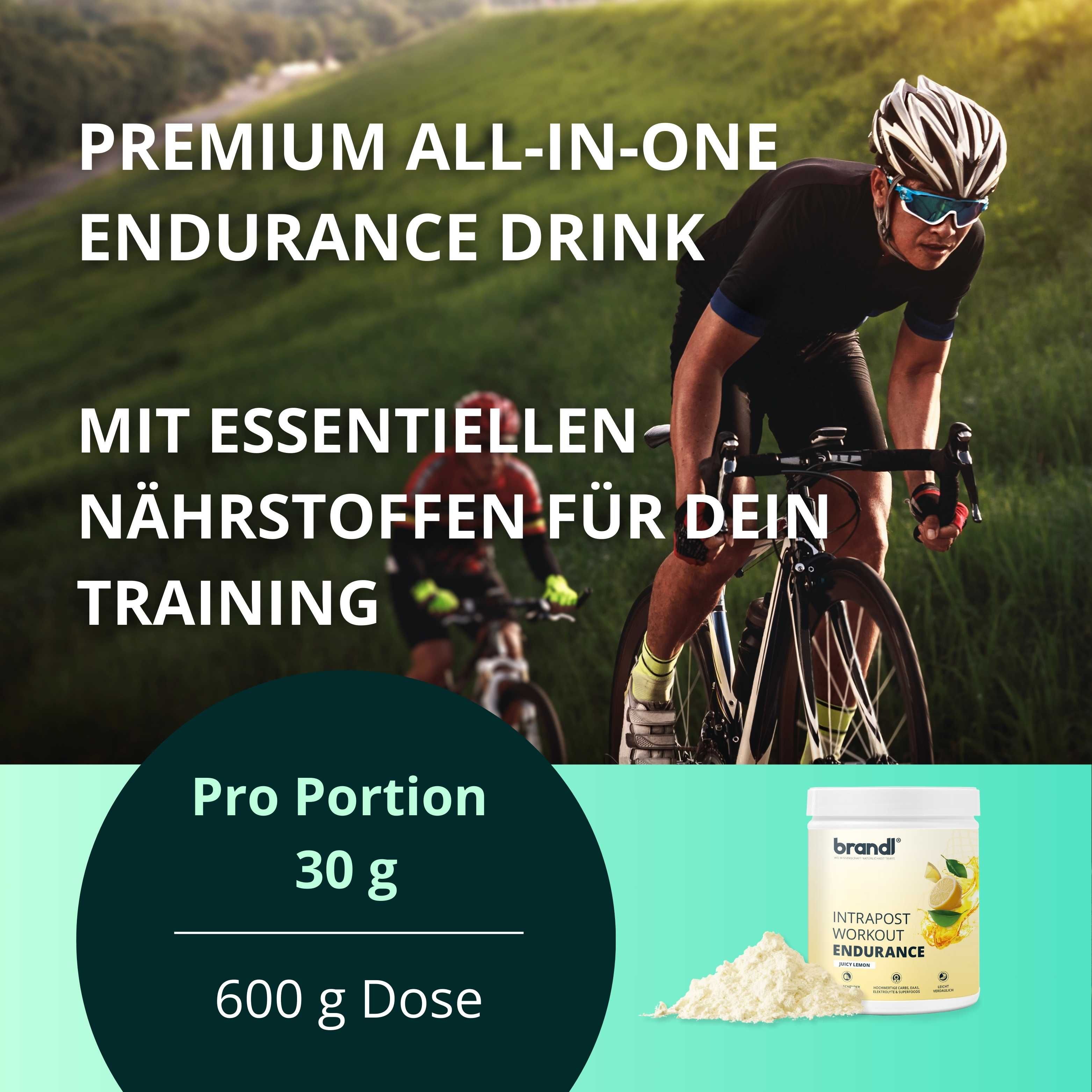brandl® Ausdauer-Drink Elektrolyte (Mineralien) | Isotonisches Getränk | EAAs-Pulver & Superfoods
