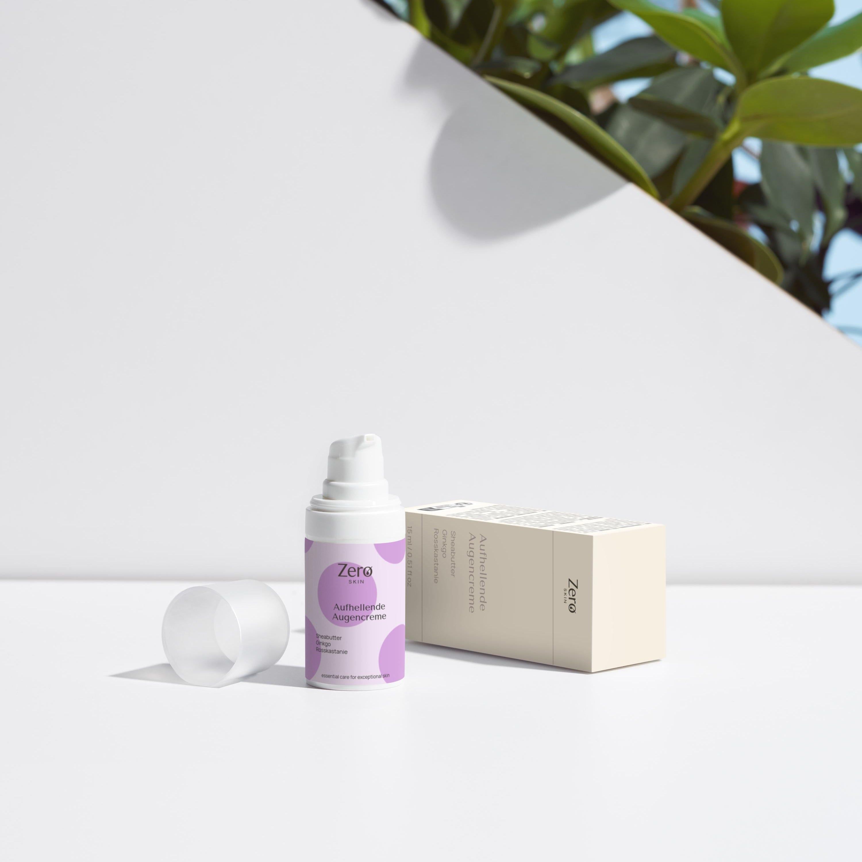 Zero Skin Aufhellende Augencreme, glättend erfrischend für müde Augenpartien