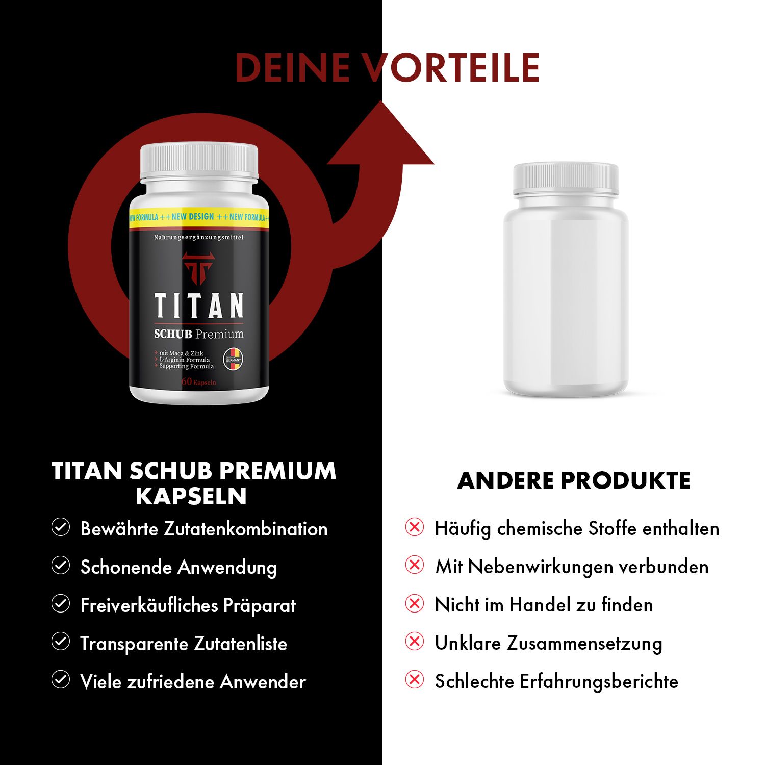 Titan Schub Kapseln