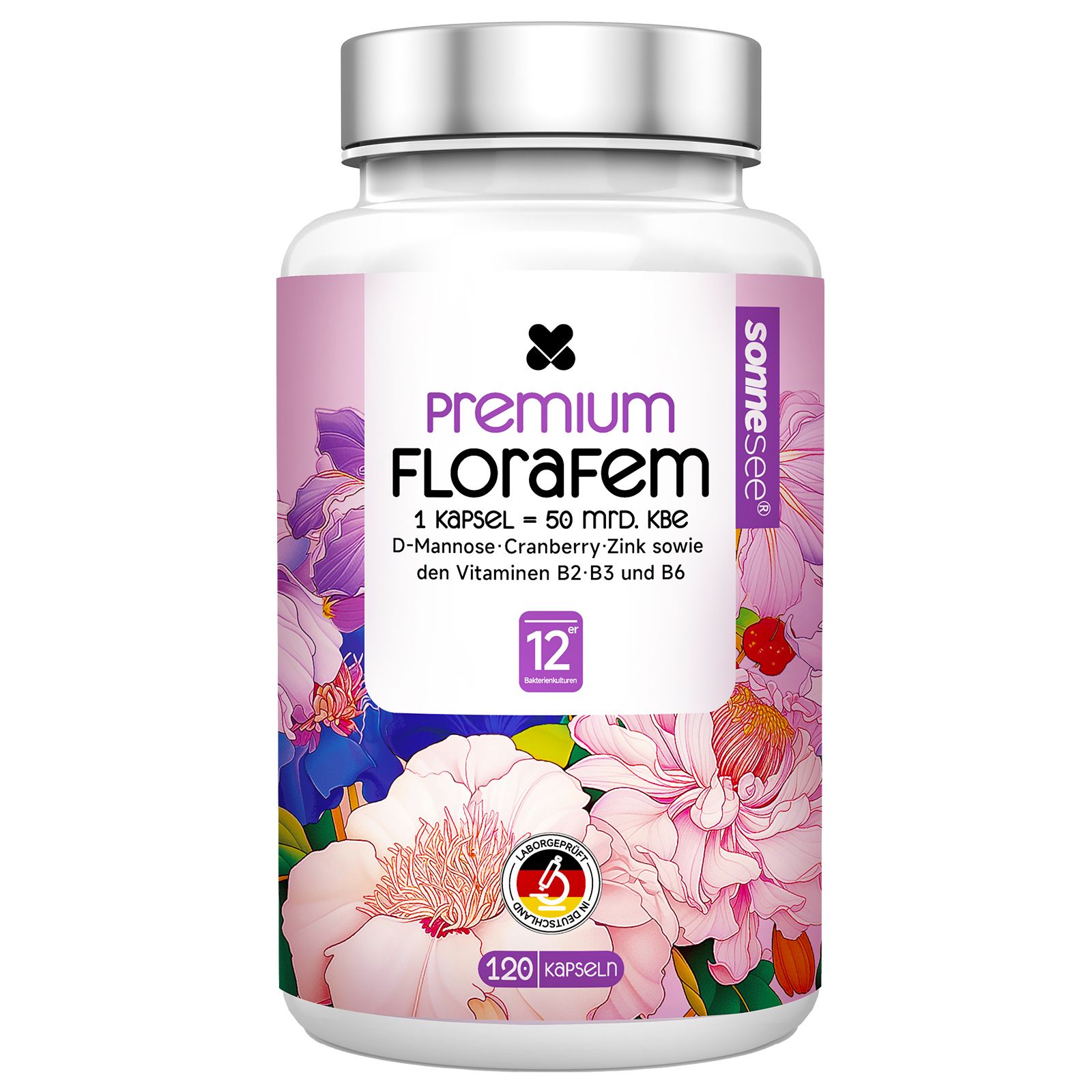 Sonnesee Premium FloraFem Kulturen Komplex 120 St Kapseln