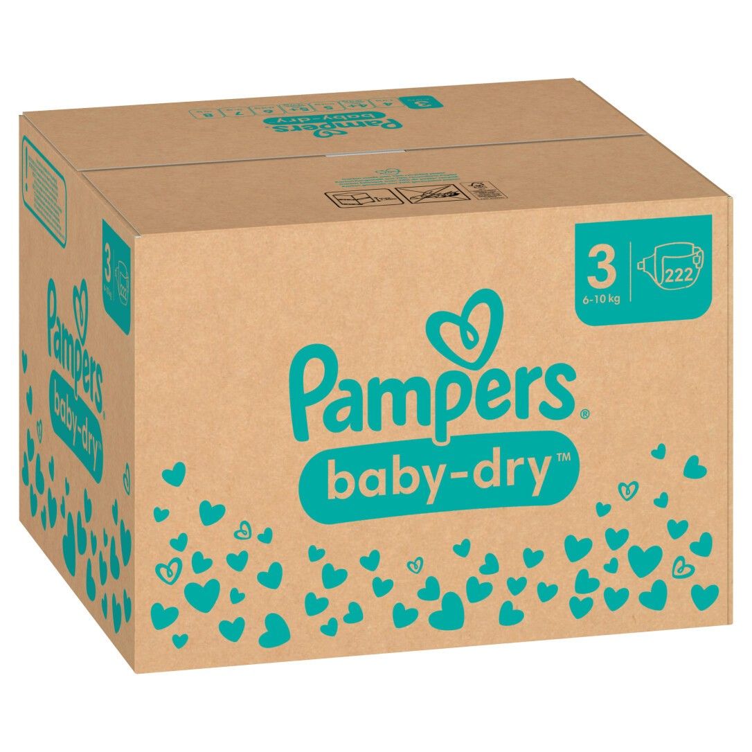 Pampers Baby-Dry Windeln Monatsbox