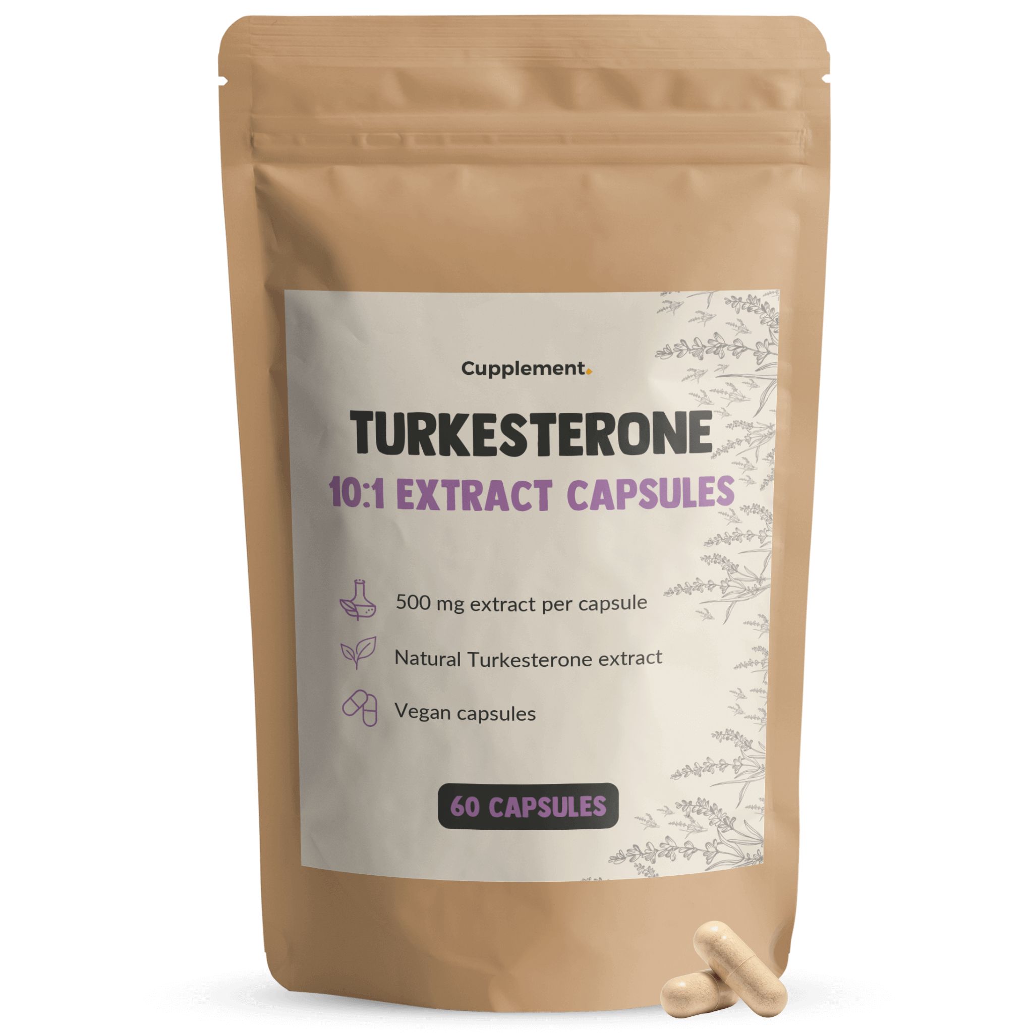 Cupplement - Turkesterone 500 mg 60 St Kapseln