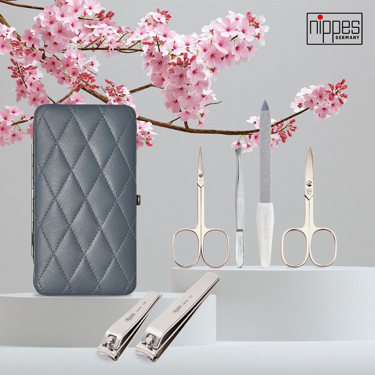 nippes Solingen  Rahmen-Manikür-Etui RAUTE
