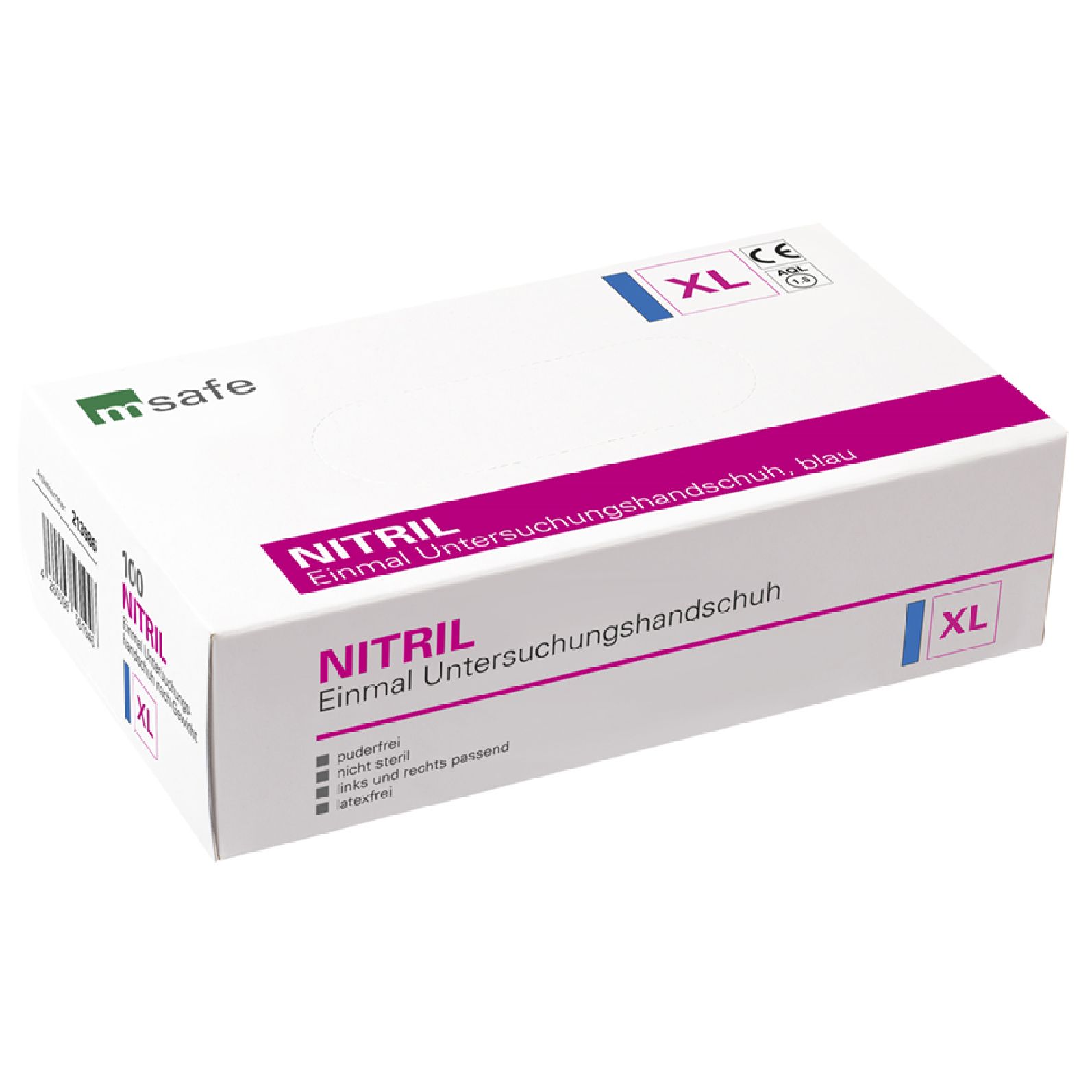 msafe Nitril Einmal Untersuchungshandschuhe 100 St