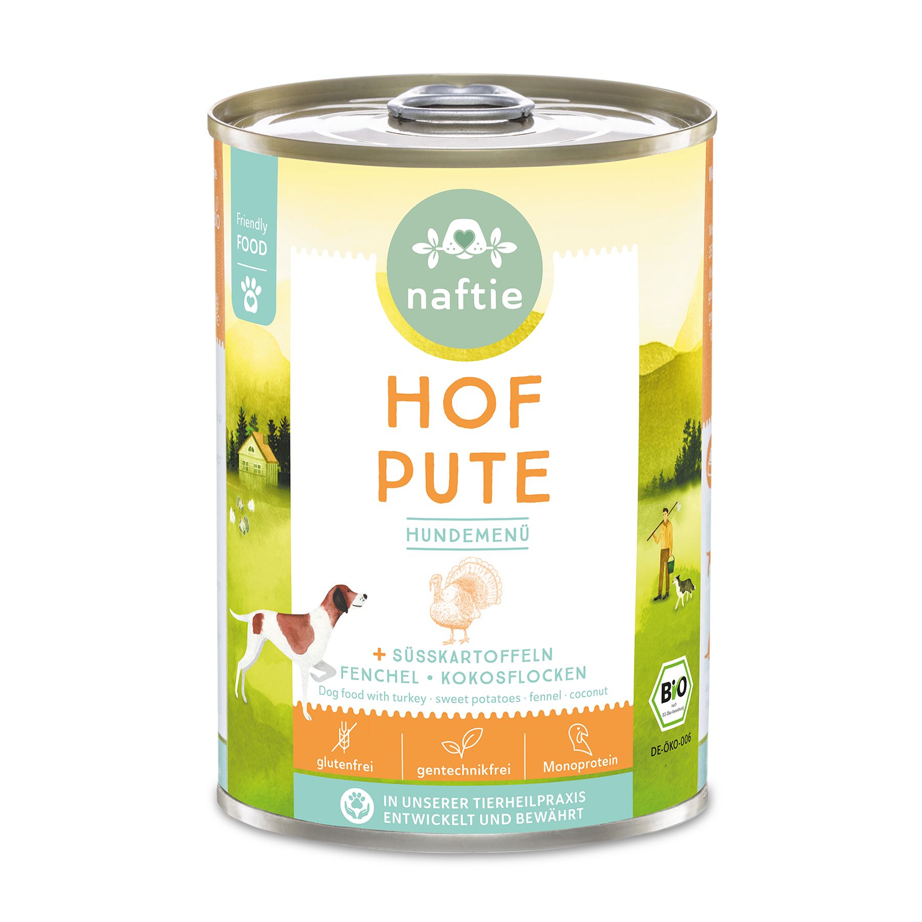 naftie Bio Hof Pute 12x400 g Dose