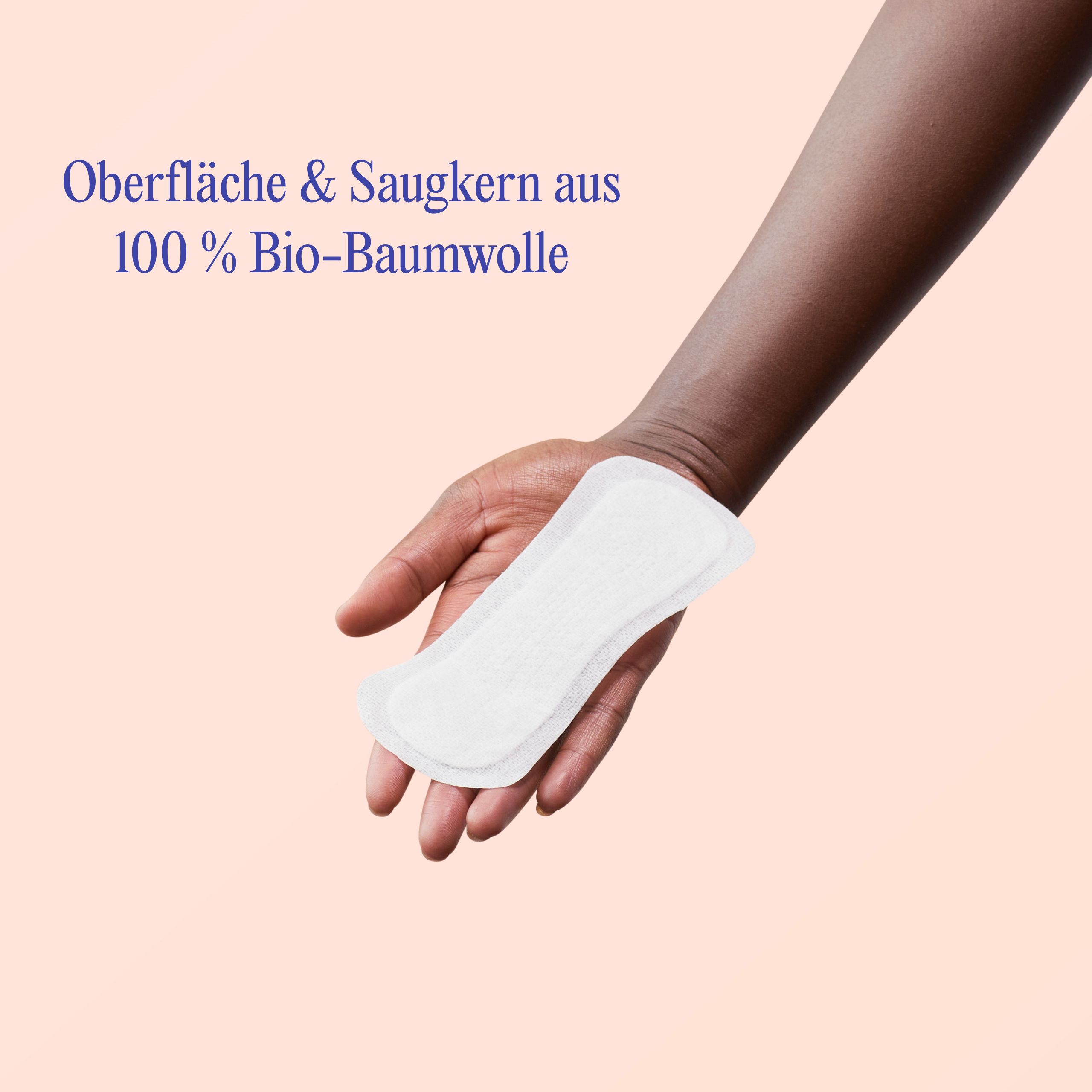 Yoni Slipeinlagen aus 100% Bio-Baumwolle, hautfreundlich.