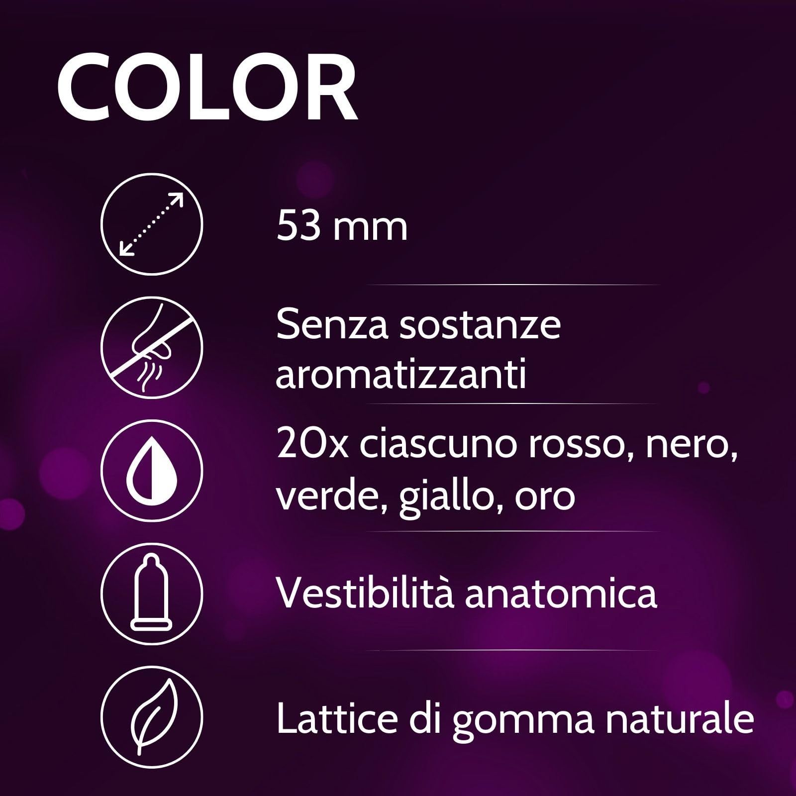 Vibratissimo Kondome Color + Play Gel Set
