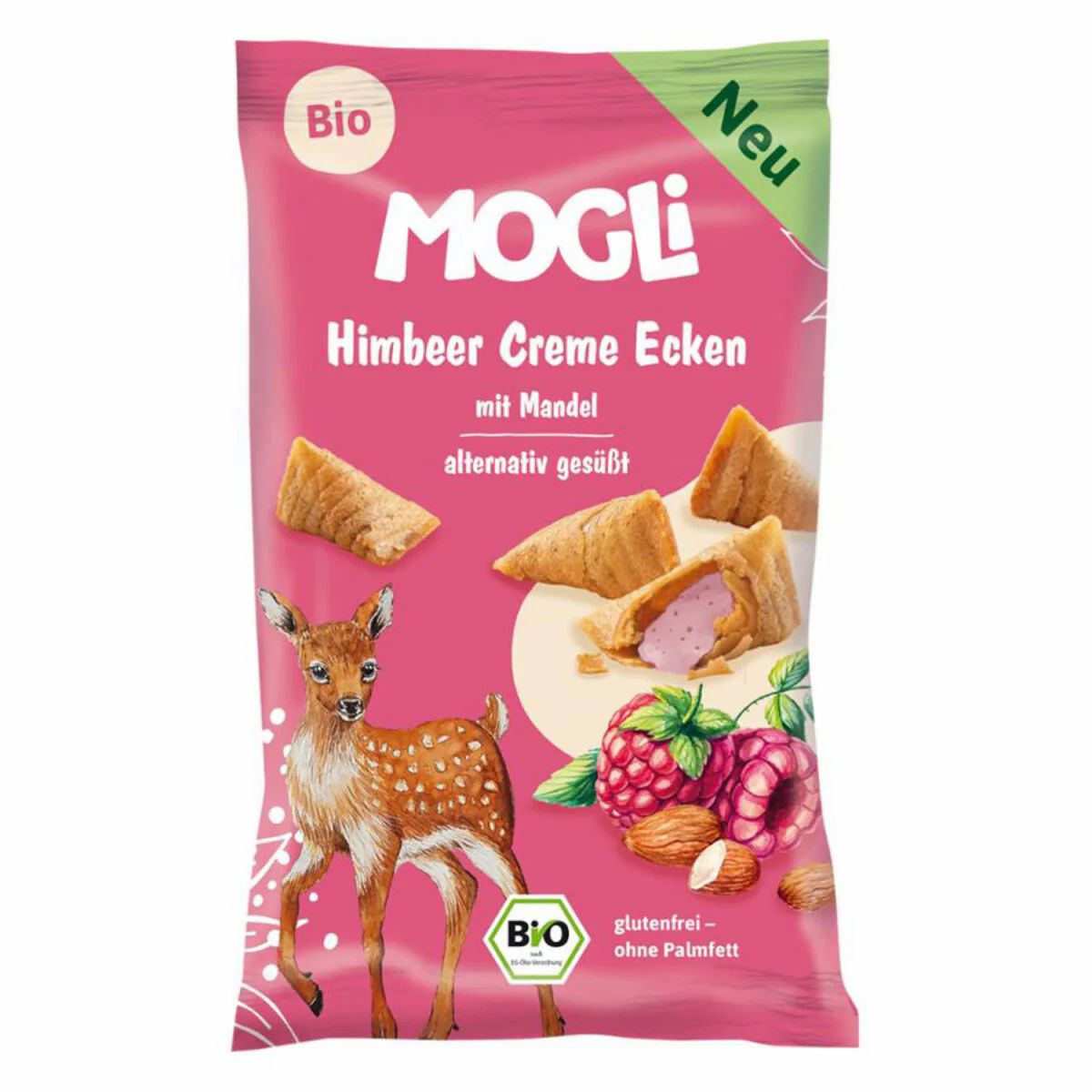 Mogli Himbeer Creme Ecken glutenfrei