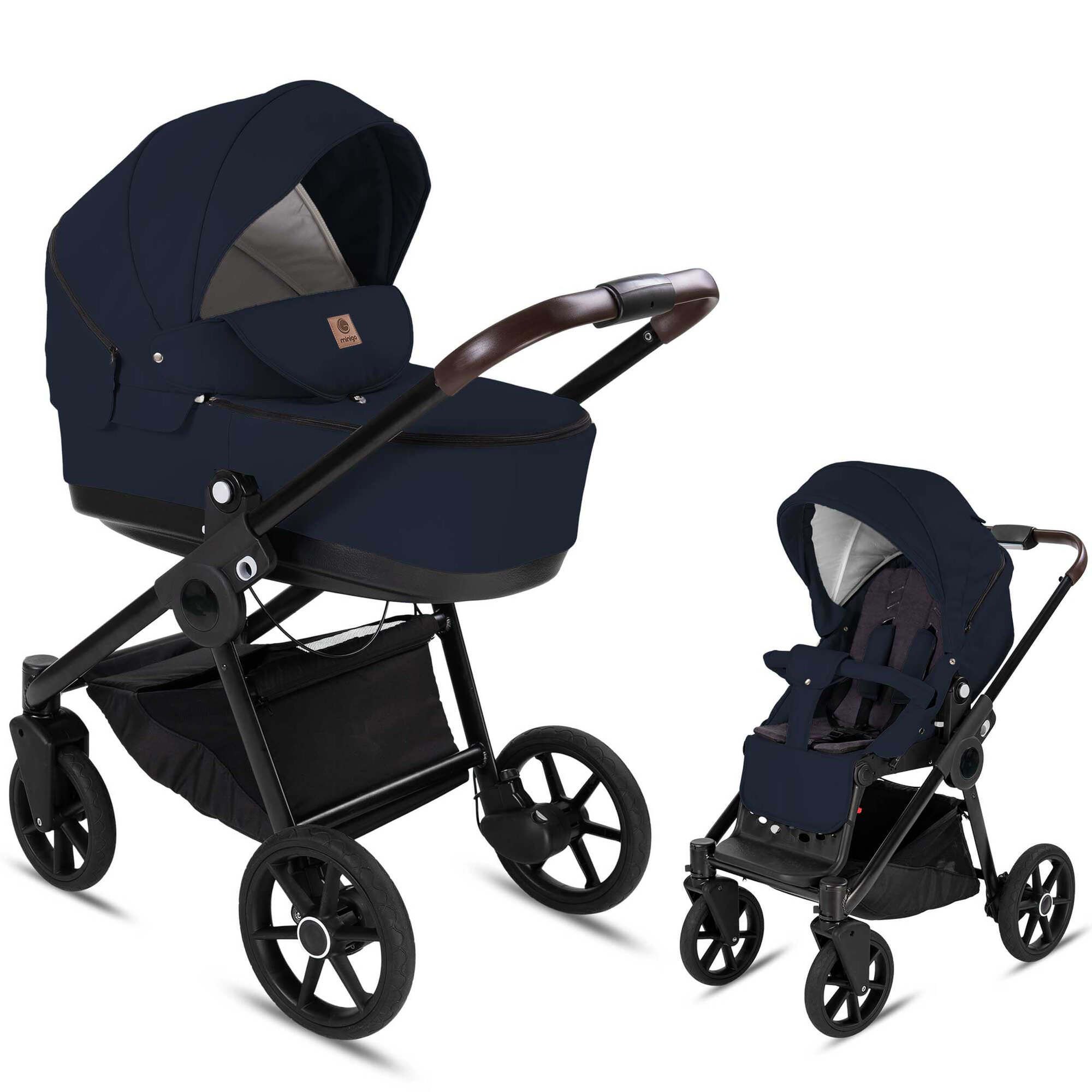Minigo Groove 2 in 1 Kinderwagen Luftreifen, Marine
