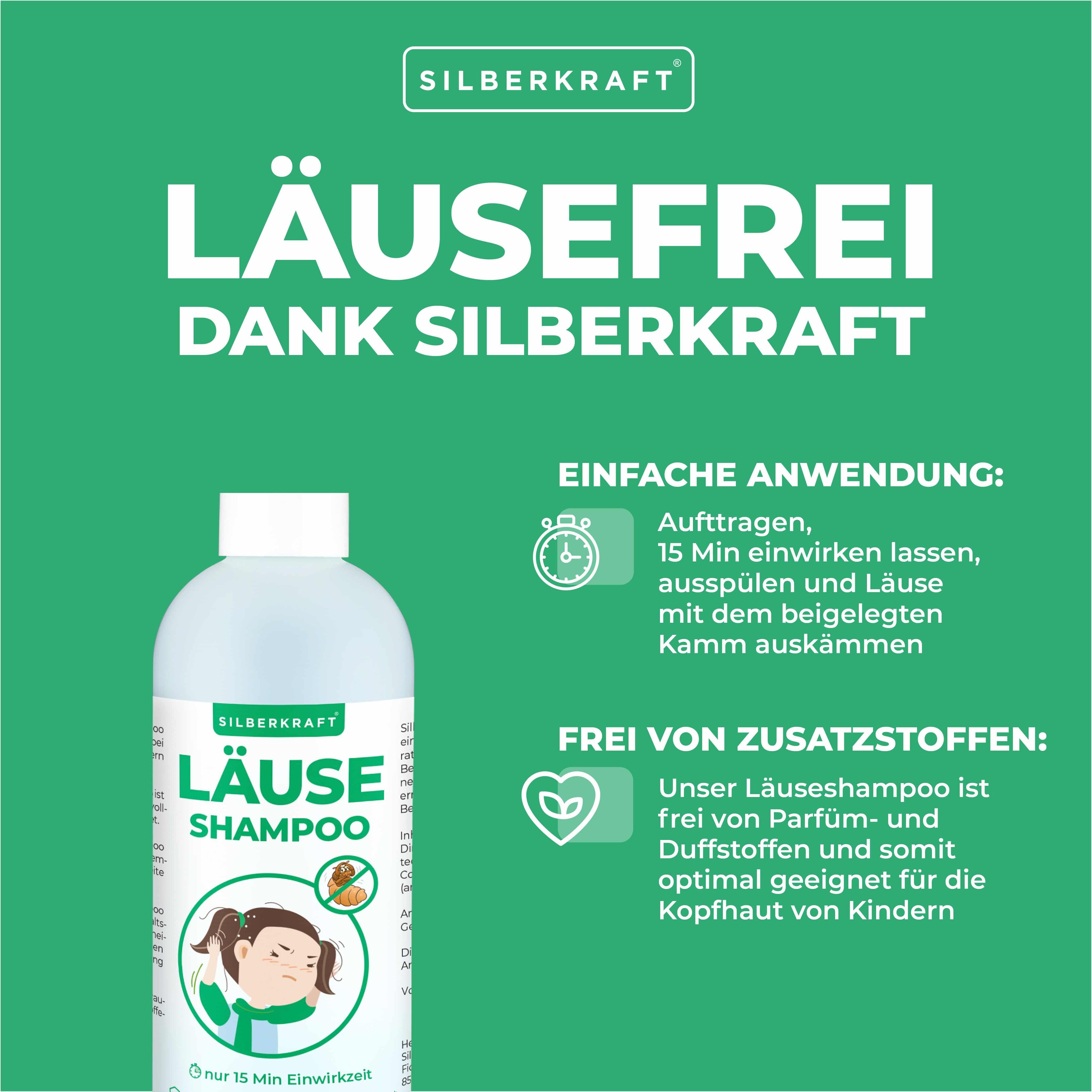SILBERKRAFT Läuseshampoo