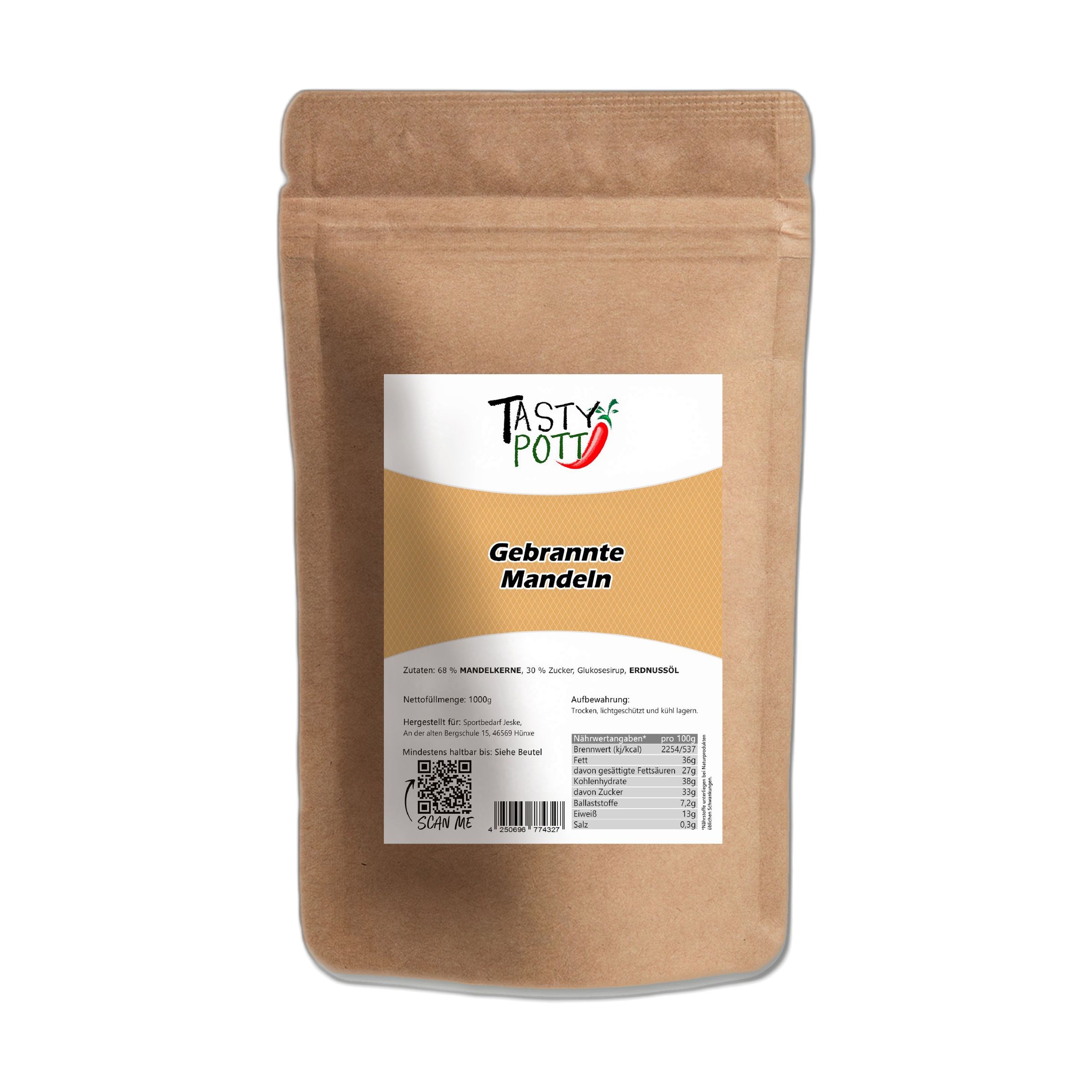 Tasty-Pott Tasty Pott Gebrannte Mandeln 1000 g