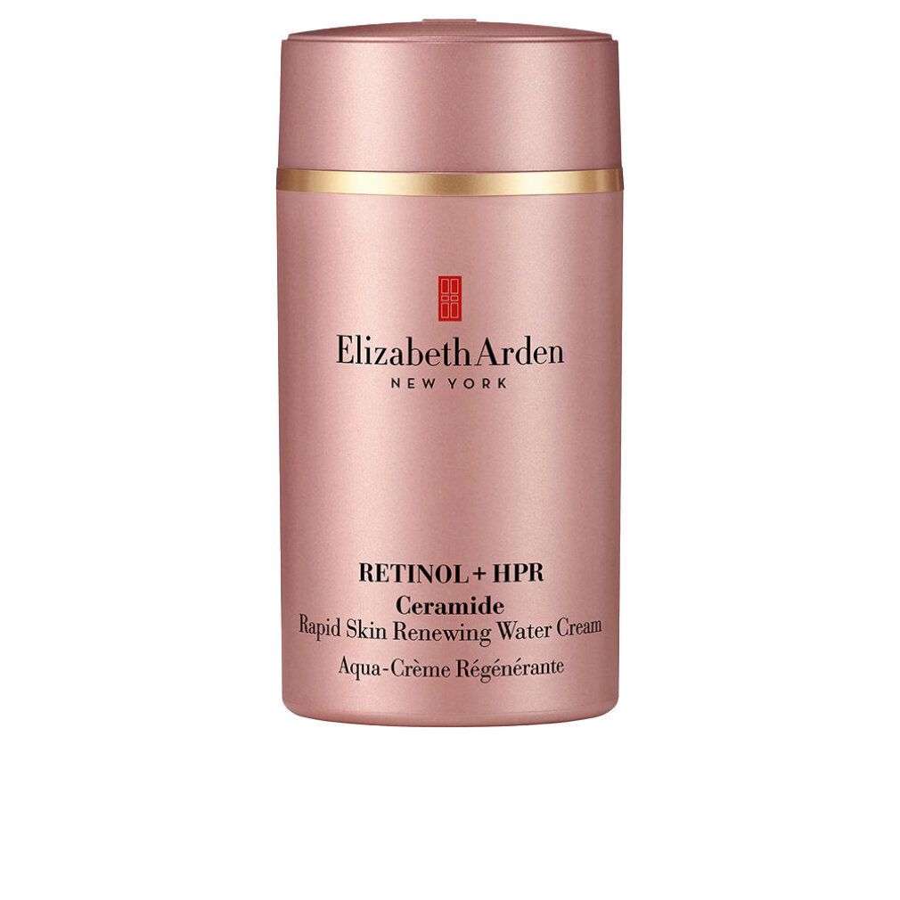 Rosa Creme-Tube. Elizabeth Arden, Retinol + HPR Ceramide, Aqua-Crème Régénérante.